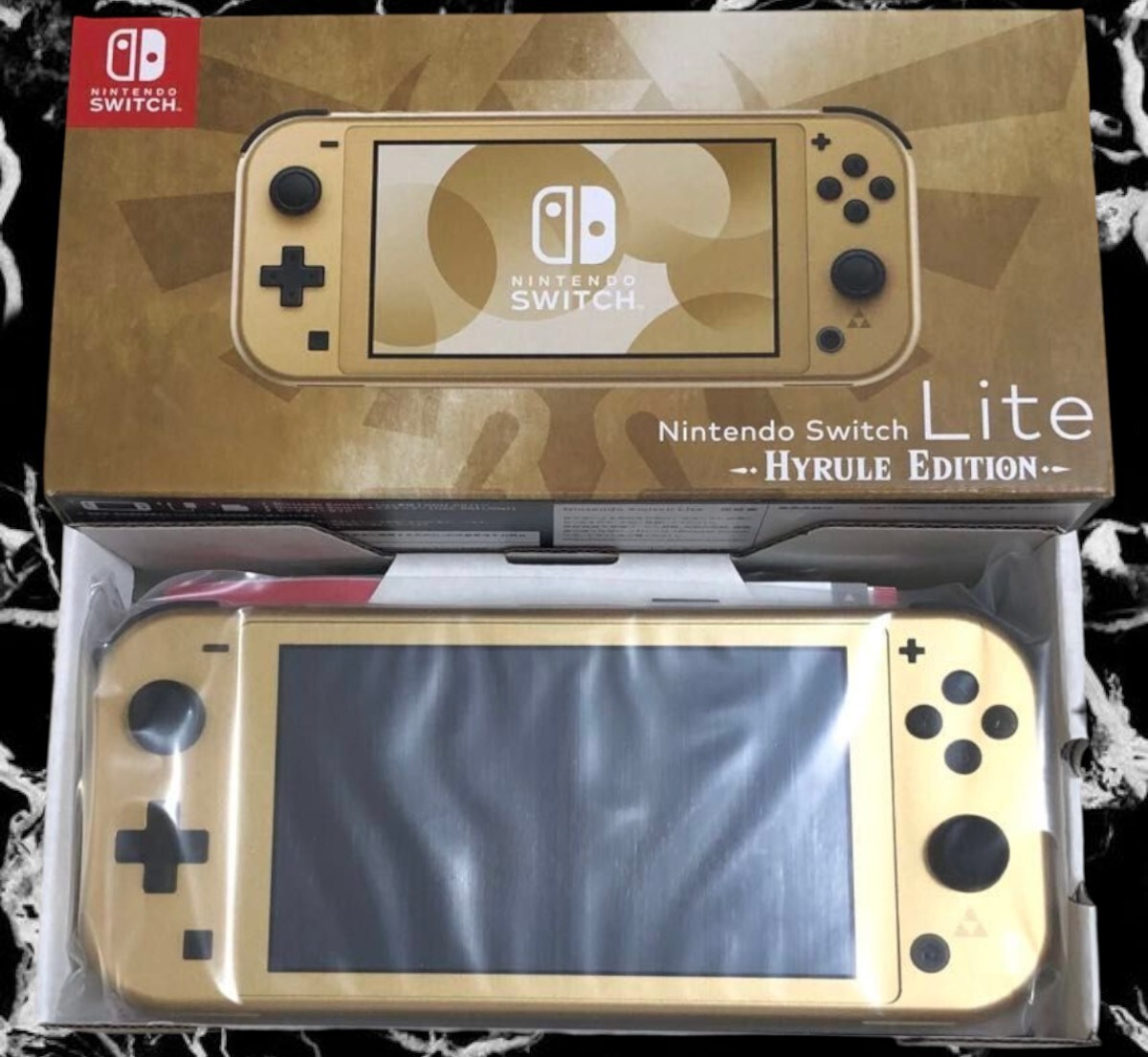 Nintendo Switch Lite Legend of Zelda Hyrule Limited Edition Console Gold select