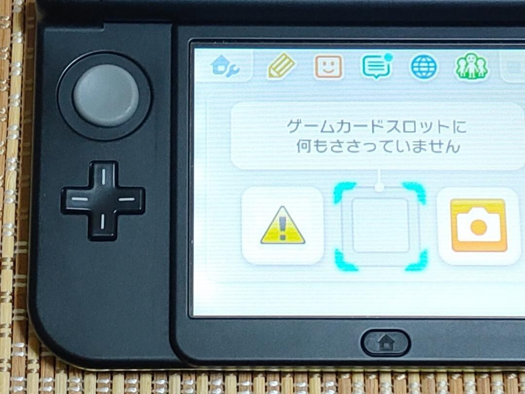 New Nintendo 3DS XL LL lime Black Console Stylus Working Tested Japanese ver