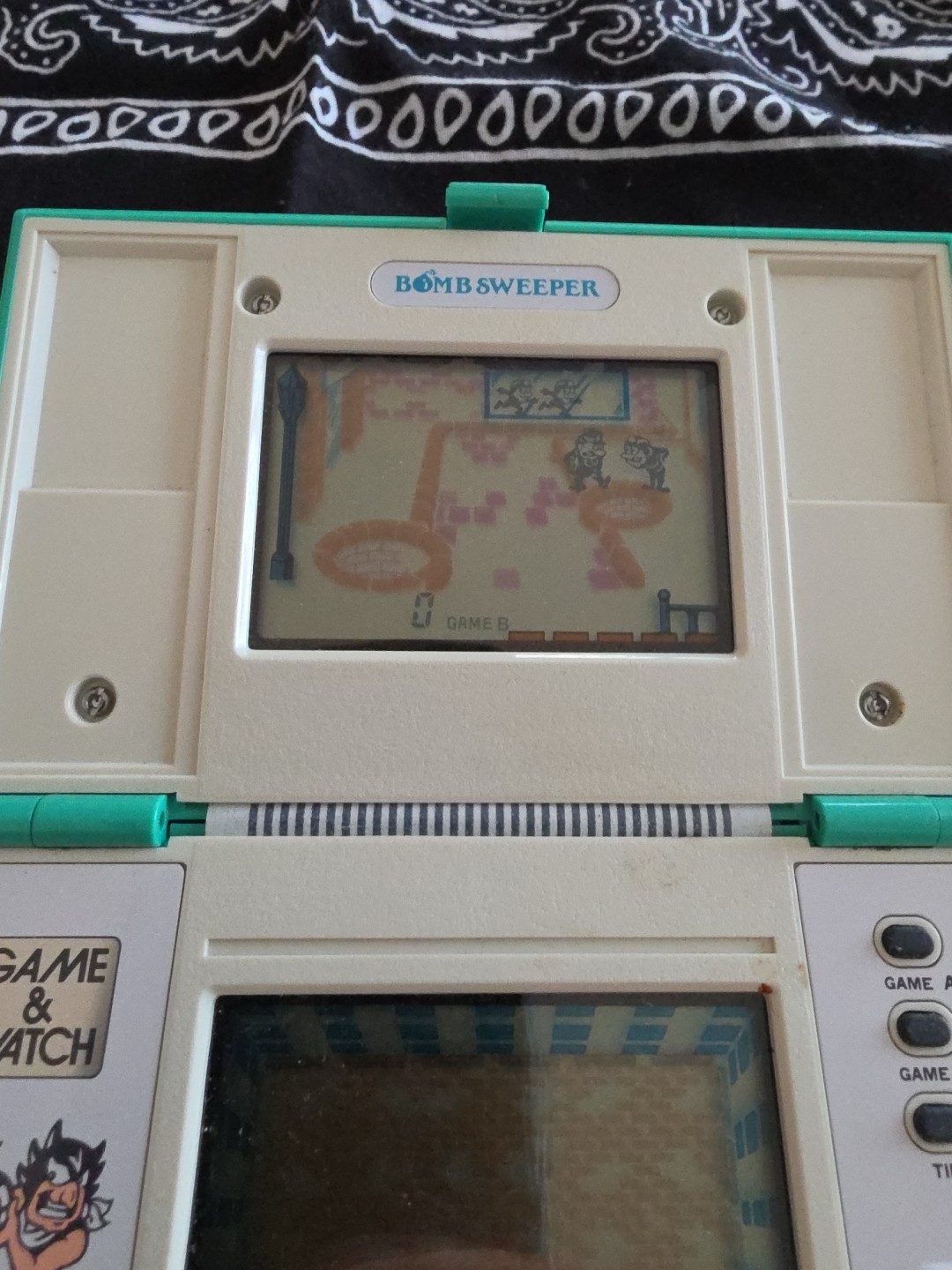 Nintendo Game & Watch Bomb Sweeper BD-62 1987 Multi Screen WORKING