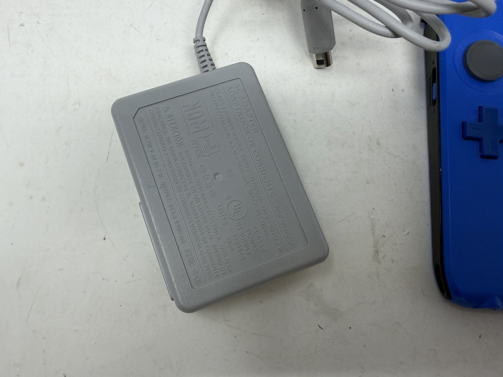 Nintendo 2DS Blue Black With Stylus & Charger Tested Working