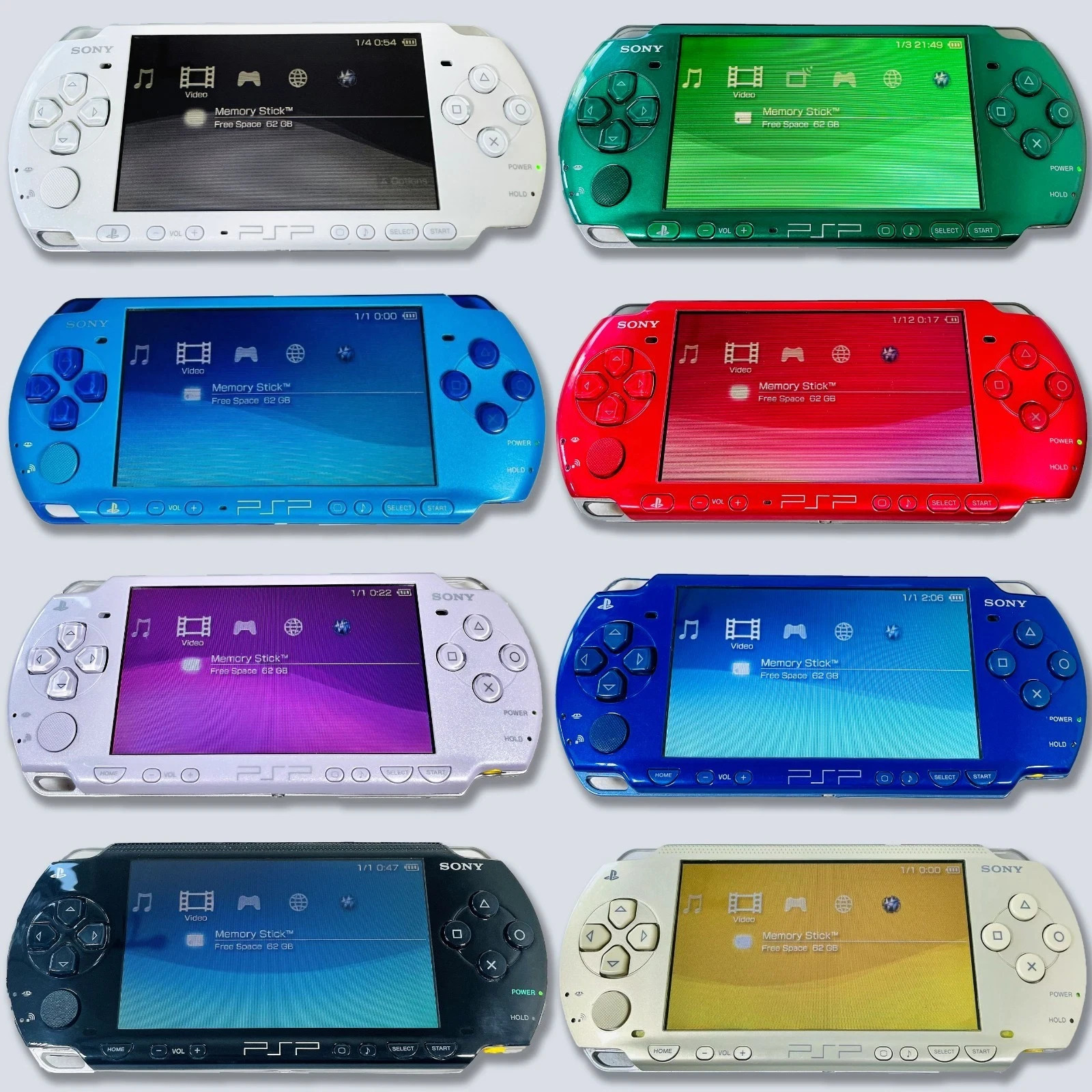 Sony PSP 2000, Sony PSP 3000 – 32GB Comes with Battery/Charger, Free Shipping