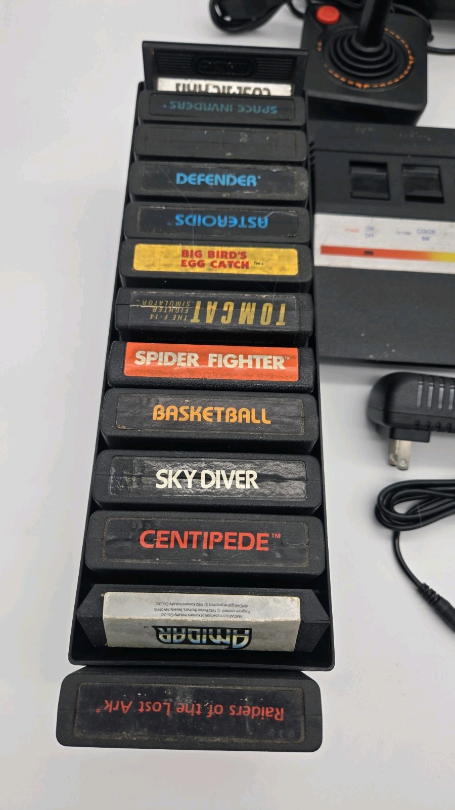 Vtg Atari 2600 Junior Jr Console System Bundle 30 Games Tested 3 Controllers