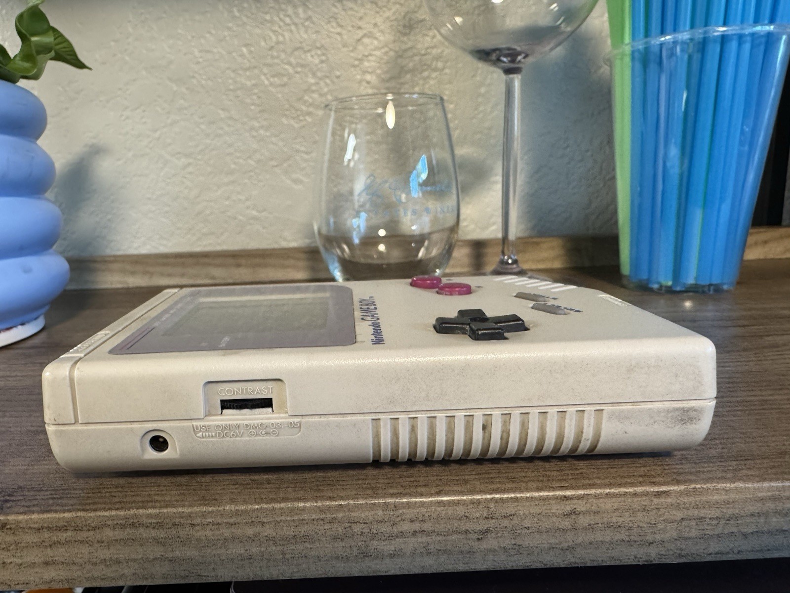 Nintendo Game Boy DMG-01 Gray Purple Handheld Dot Matrix Stereo Sound 1989