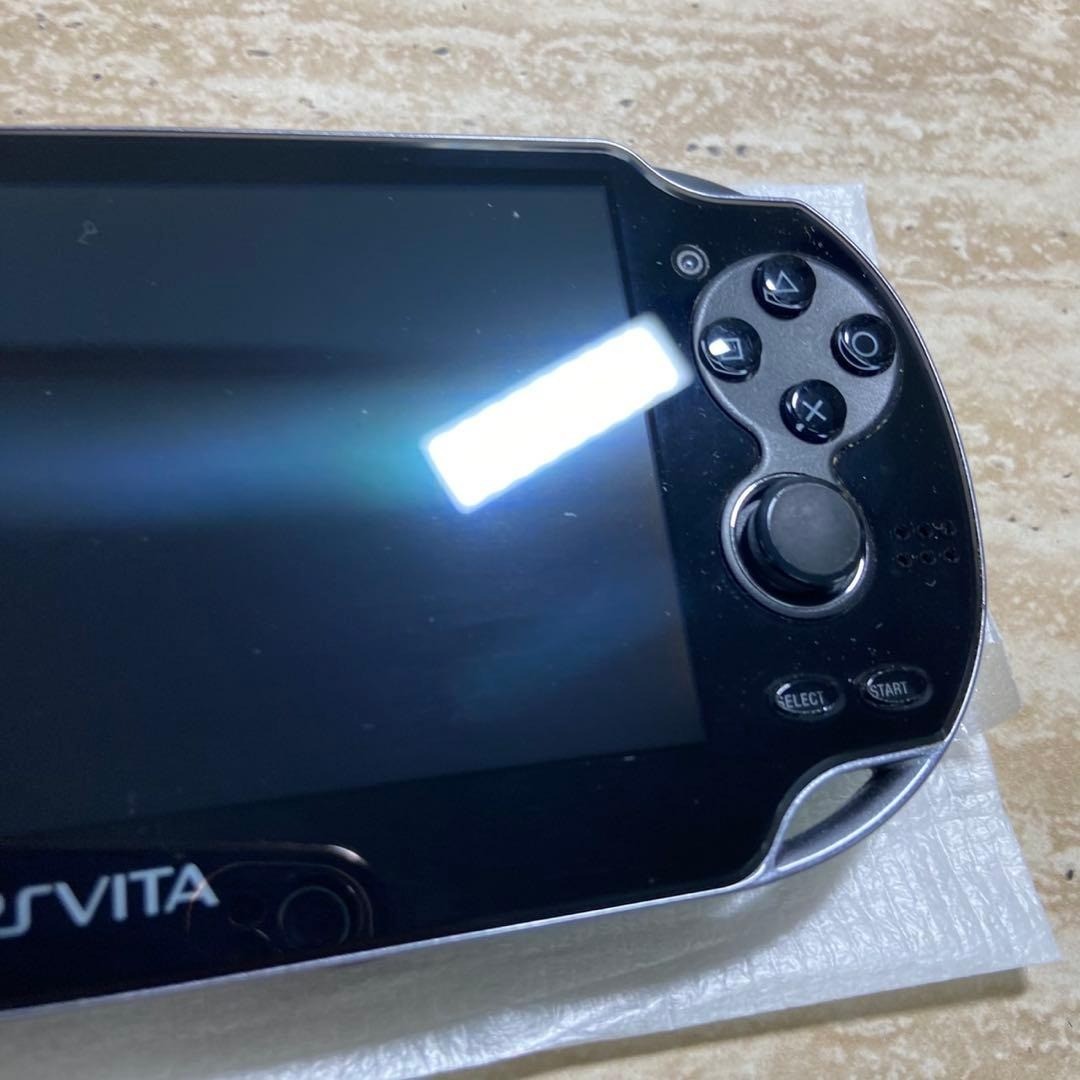 Sony PS Vita PCH-1100 Crystal Black 3G Wi-Fi CIB Near Mint Tested 7512
