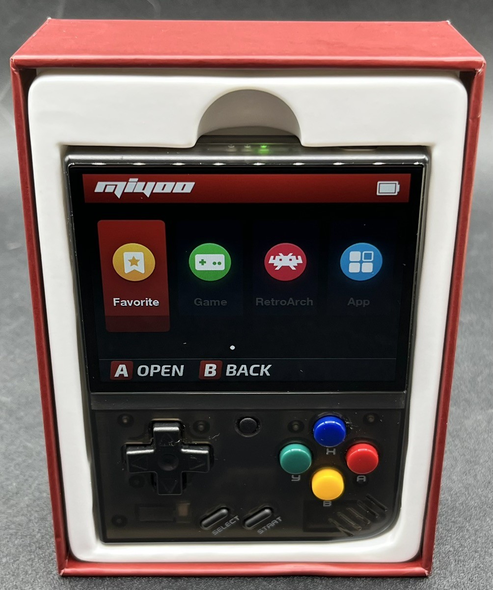 MIYOO MINI PLUS HANDHELD RETRO GAME CONSOLE W/ BOX – EXCELLENT (MVP036784)
