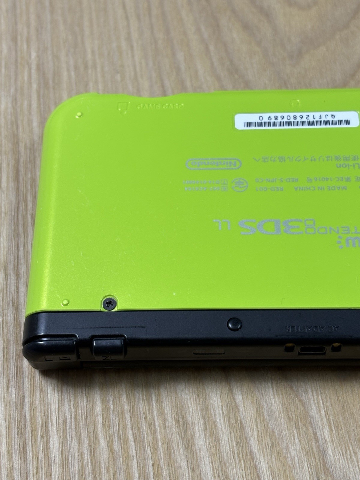 Dual IPS New Nintendo 3DS LL Lime Green Black Console Tested Working