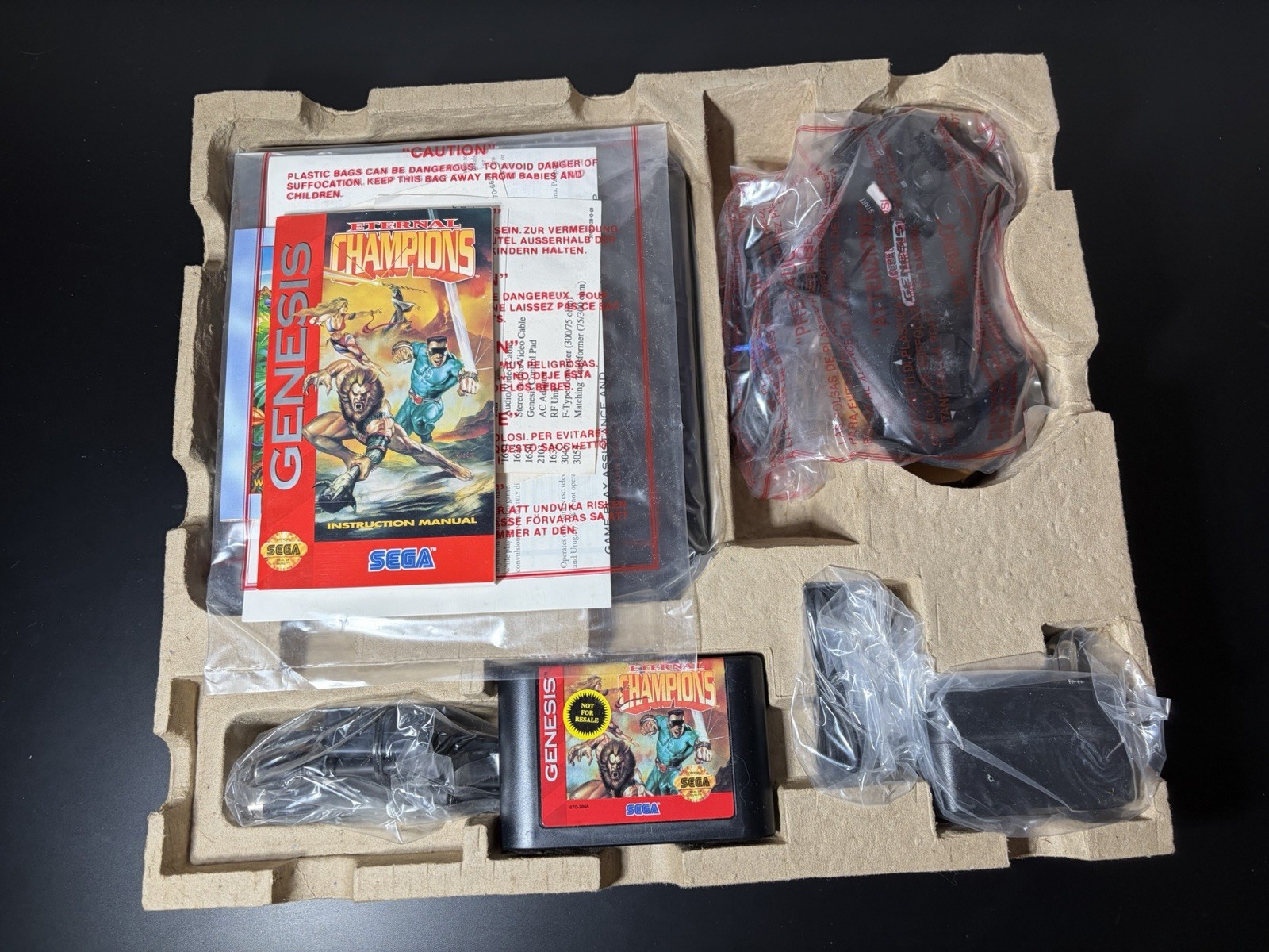 Sega Genesis 2 Black Game Console System Brand New