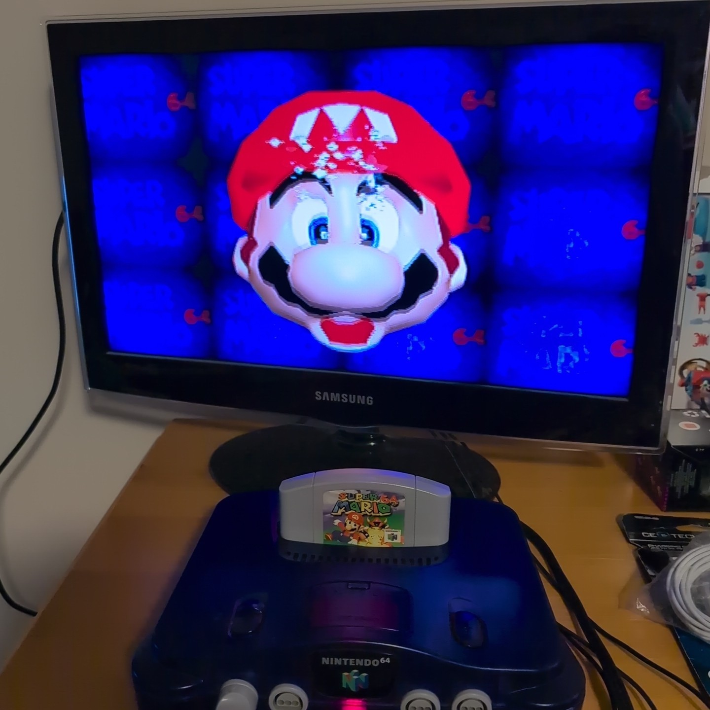 Nintendo 64 Funtastic Grape Console Lot 6 Games 3 Ctrls Exp & Ctrl Pak Gameshark