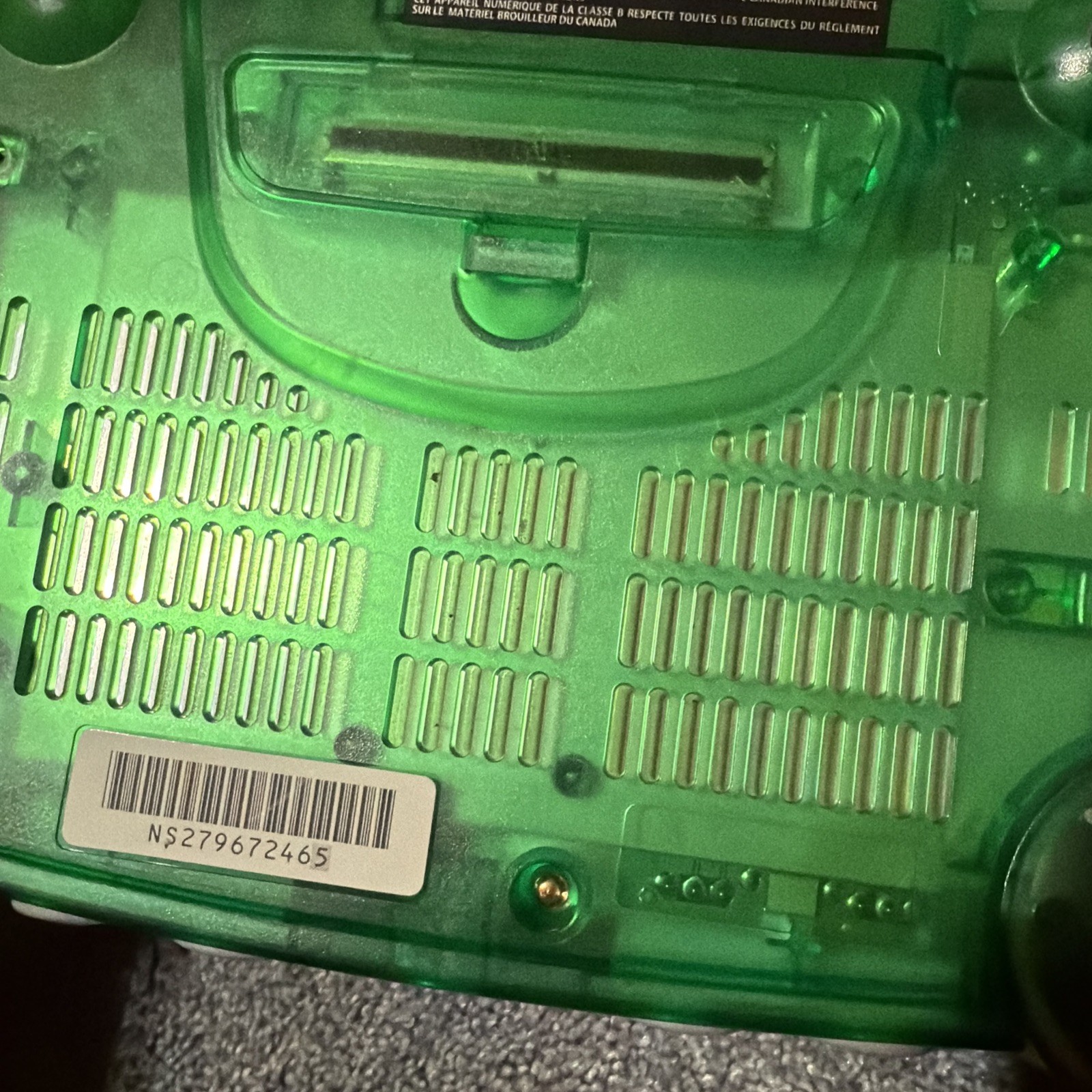 Nintendo 64 N64 system – Funtastic Jungle Green OEM Donkey Kong Expansion Pak