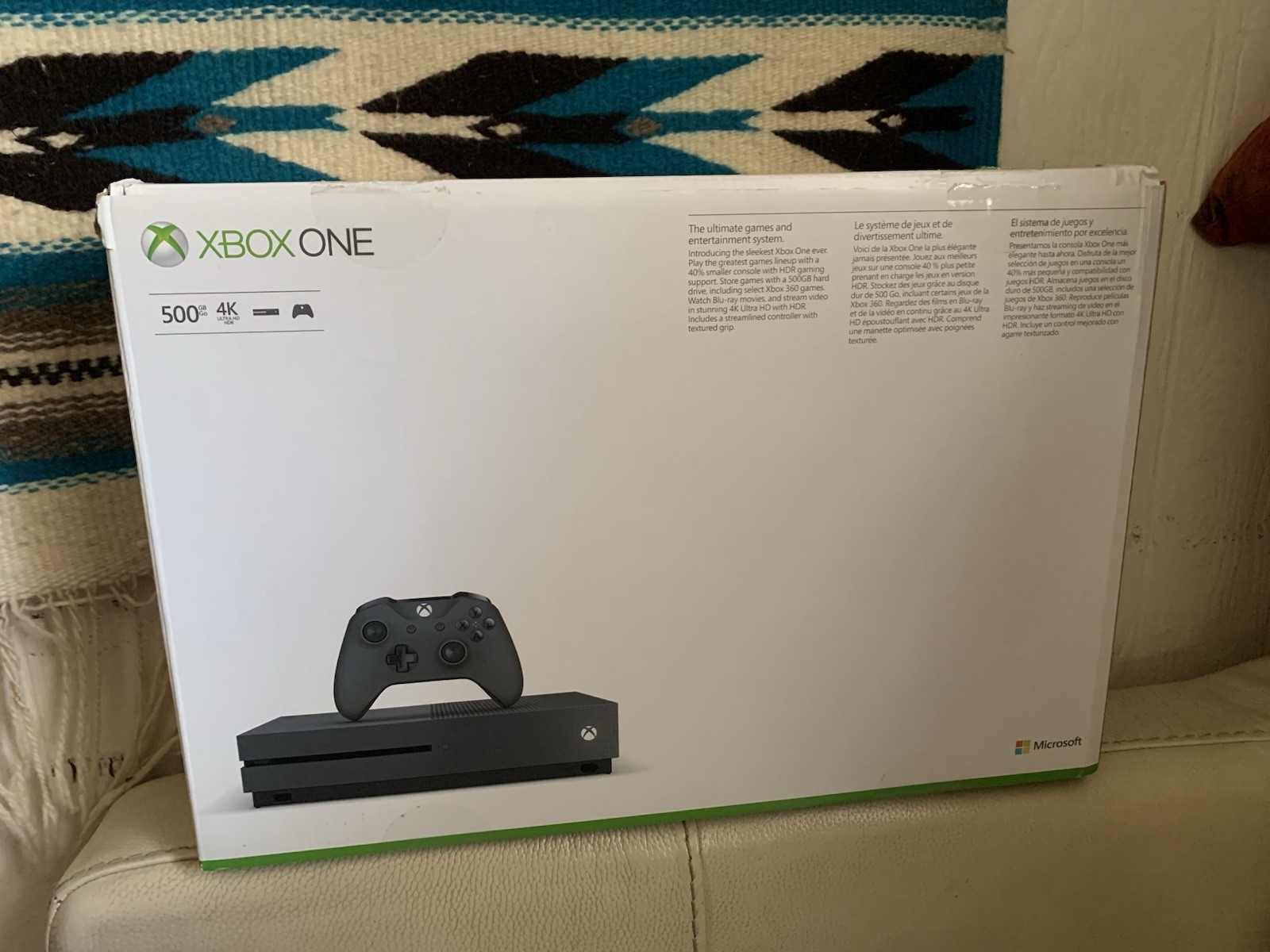 Microsoft Xbox One S Battlefield 1: Storm Gray Special Edition Bundle 500GB Gray