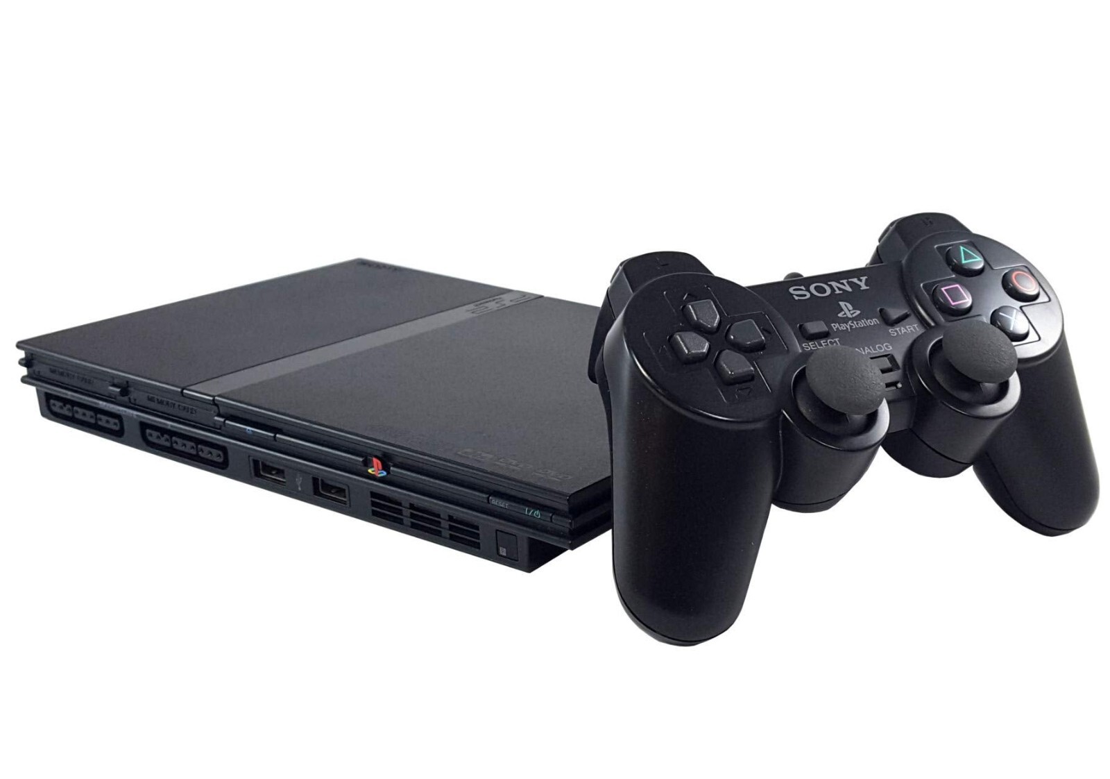 PlayStation 2 Slim PS2 (NTSC-U/C) 🎮 – Black or Silver, Tested & Guaranteed