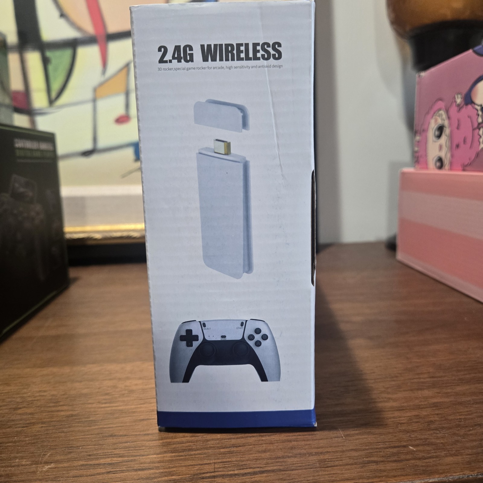 Game Stick Pro 2.4G Wireless 4K Microconsole Double Rocker 3D Audio Wi-Fi