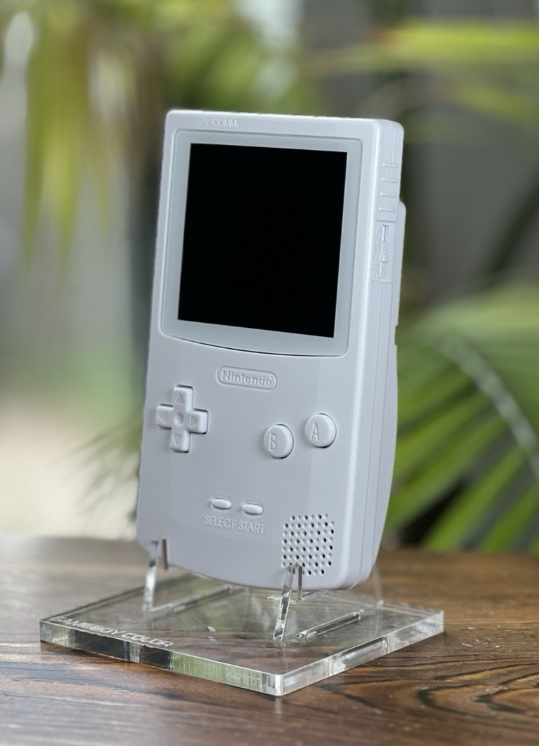 White 💎 FPGBC Gameboy Color GBC Funnyplaying XL IPS Screen USB-C Console