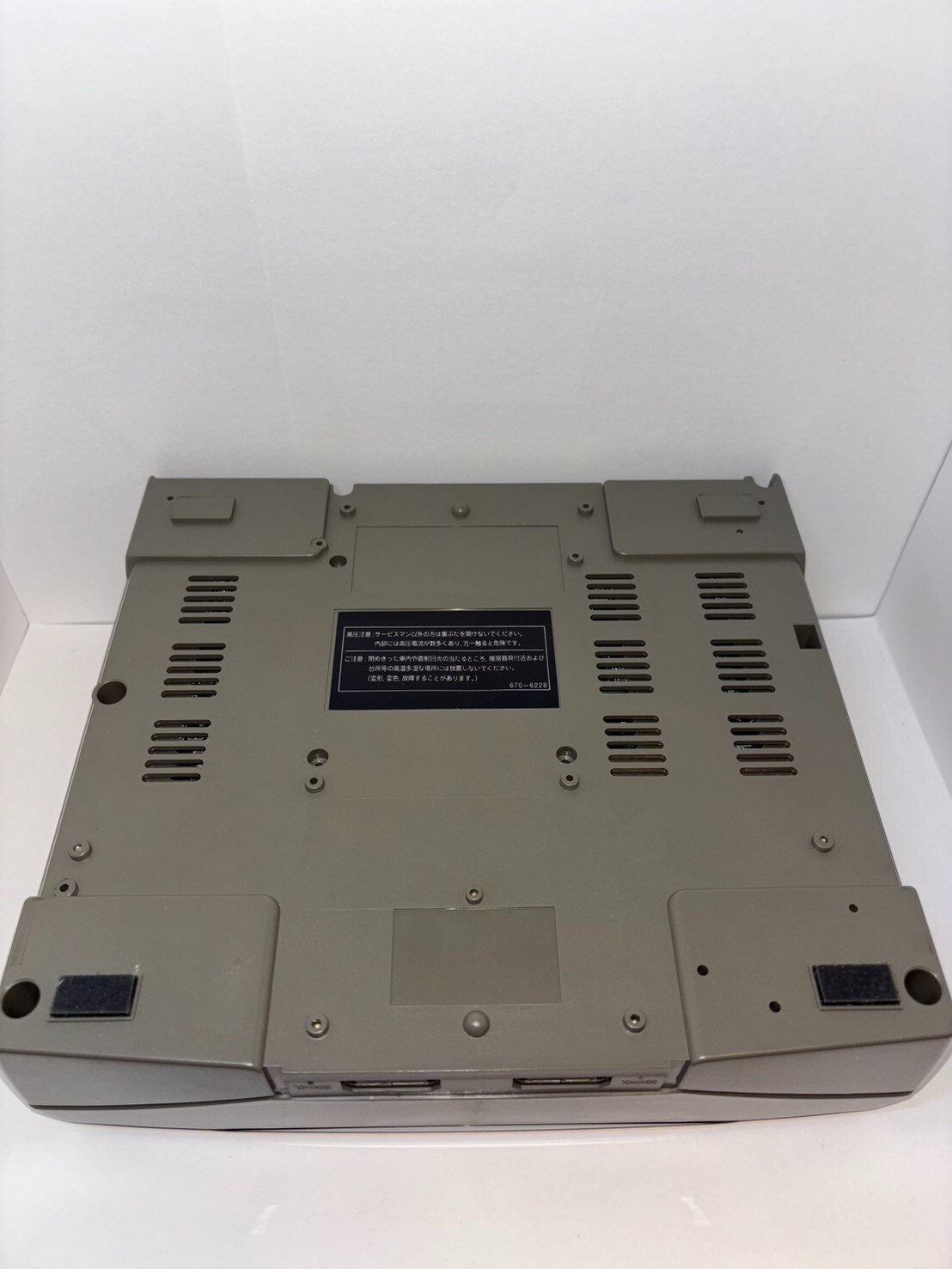 Sega Saturn Console Gray HST-0004 with 2 controllers Japanese Version tested