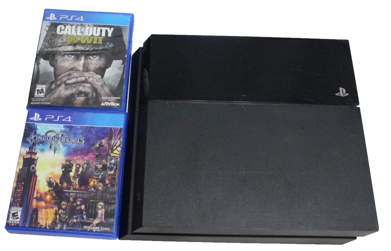 Sony PlayStation 4 500GB Console W/ Kingdom Hearts & Call of Duty WWII CUH-115A