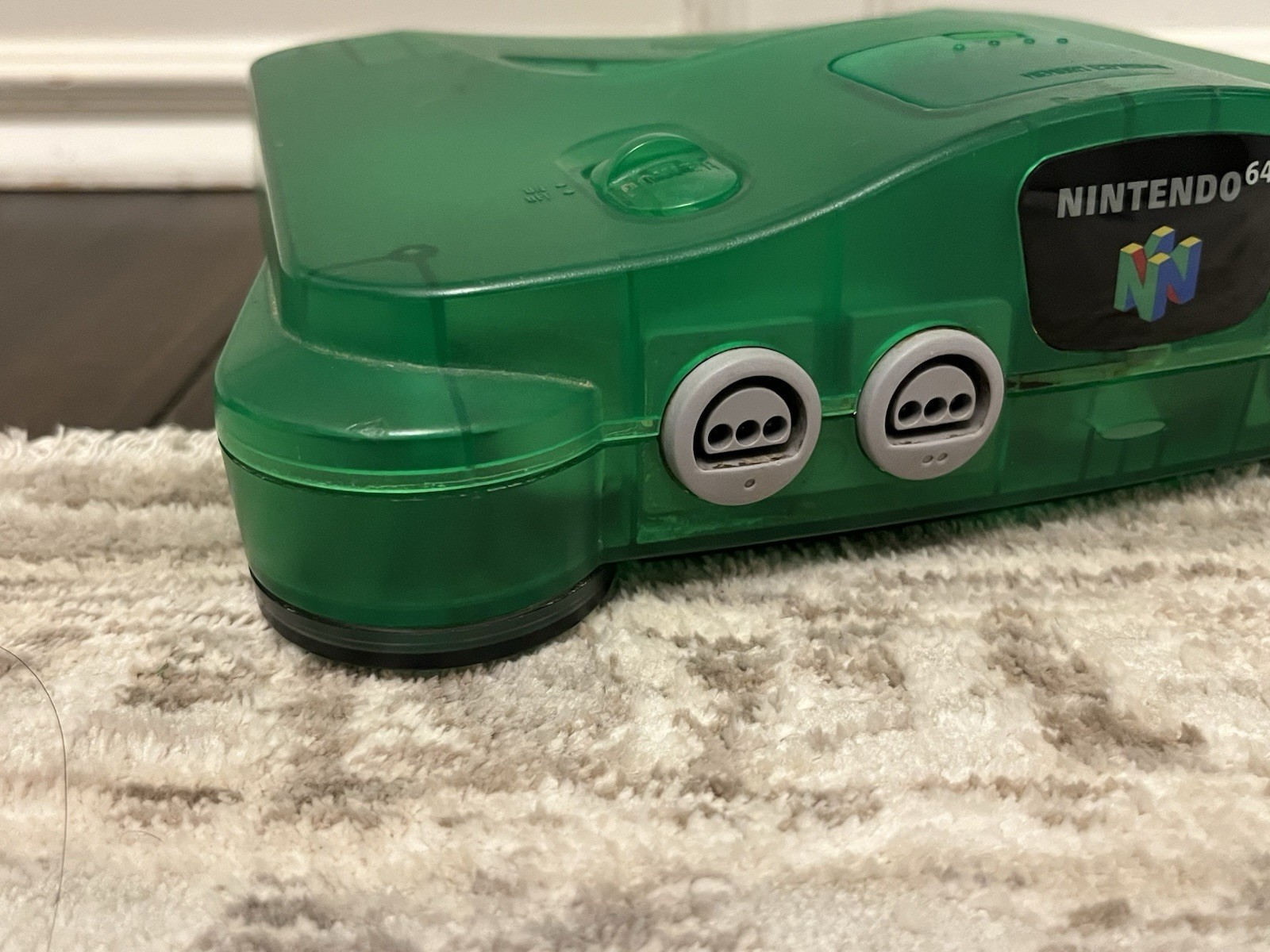 Nintendo 64 Funtastic Clear Jungle Green Console Only NUS-001 OEM Original