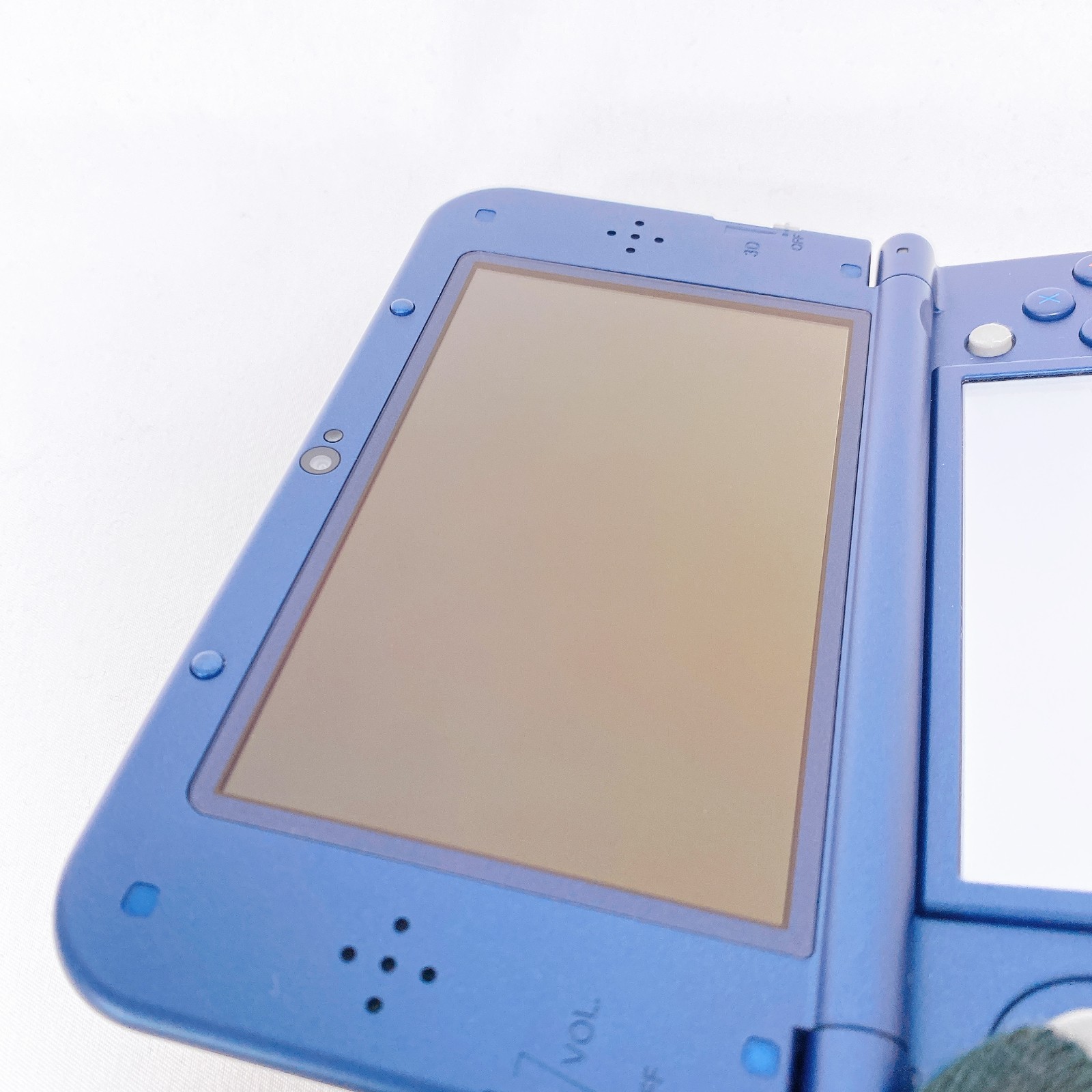 New Nintendo 3DS LL XL Metallic Blue Console Stylus Japan Tested Working Rank S