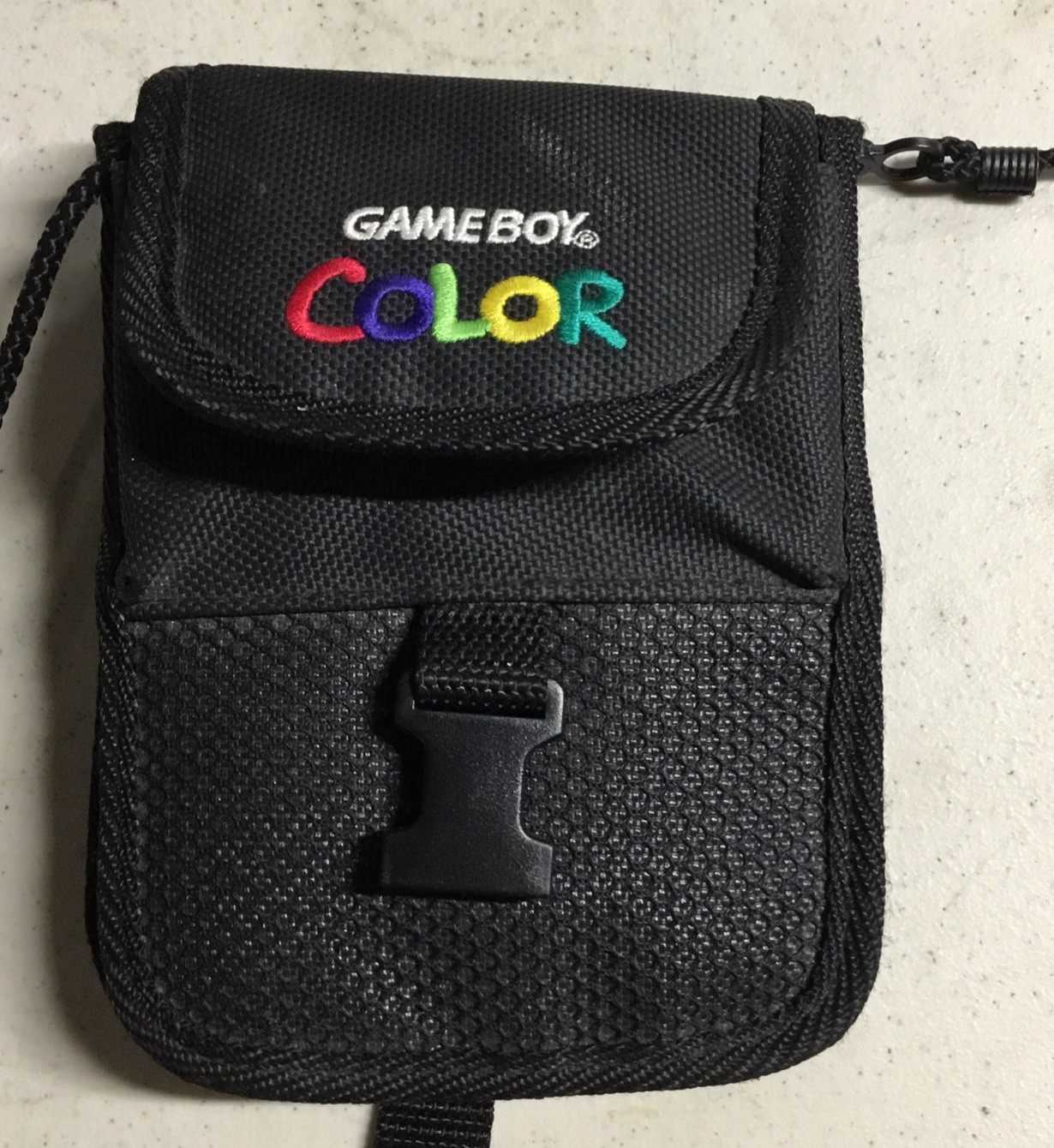 1998 NINTENDO Gameboy Color CGB-001 Purple Handheld Console Case + Frogger Game