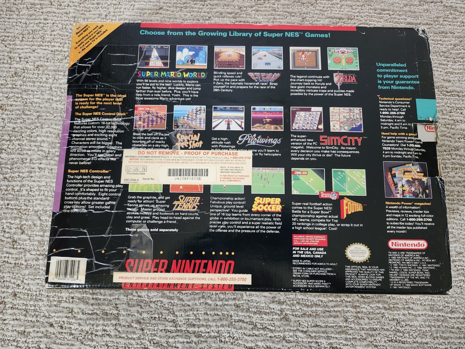 Super Nintendo Legend Of Zelda Edition SNES Console CIB Complete In Box