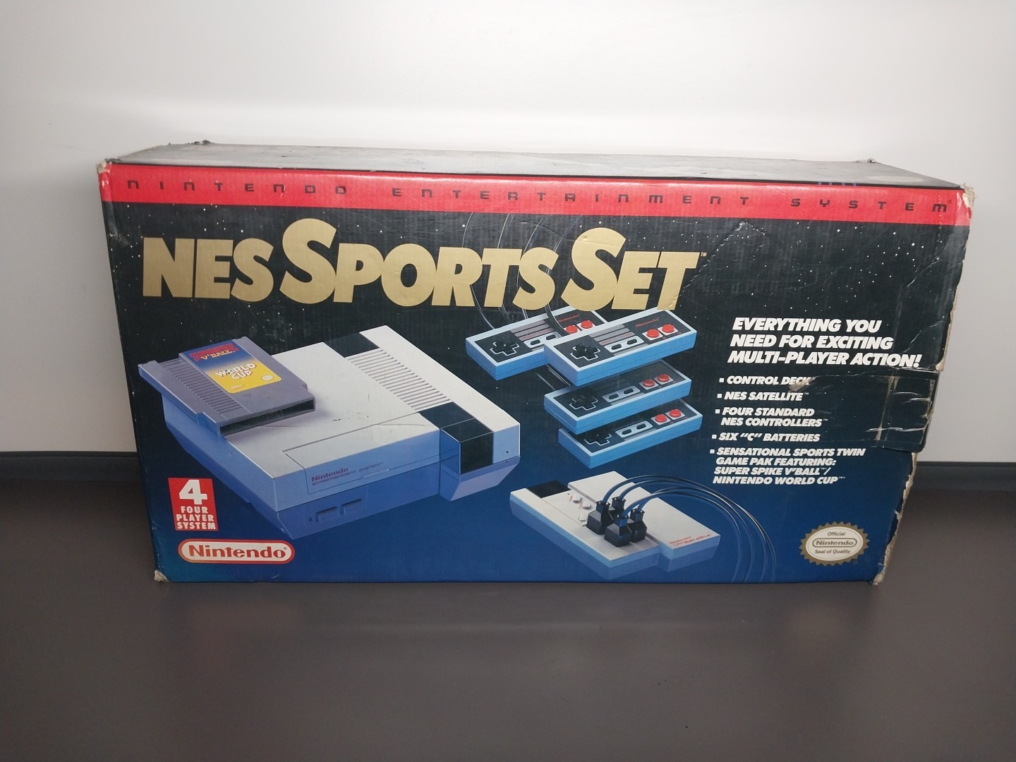 Nintendo Entertainment System NES Sports Set CIB Console Complete Box Tested