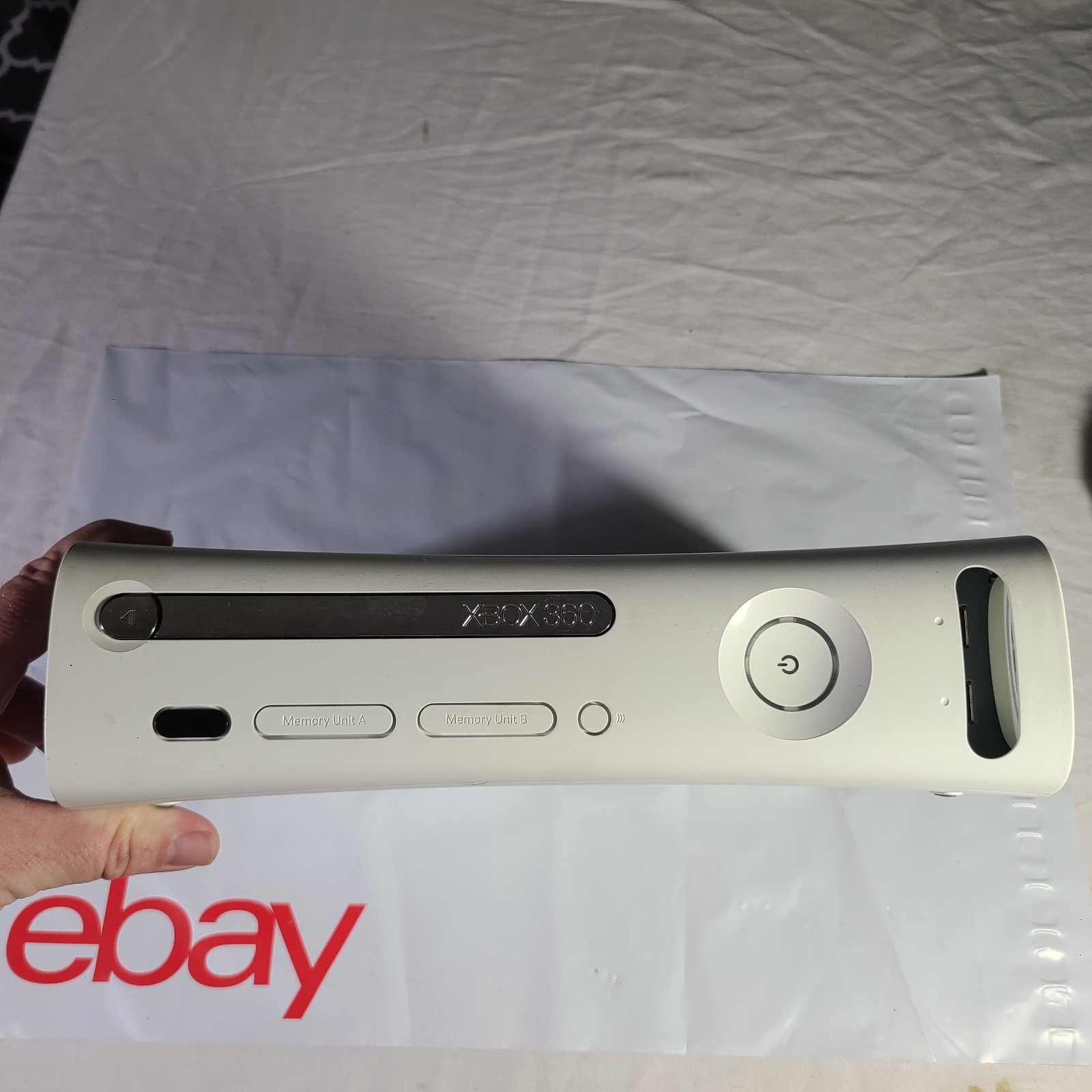 Microsoft Xbox 360 Pro White Console 60GB HDD Tested & Works