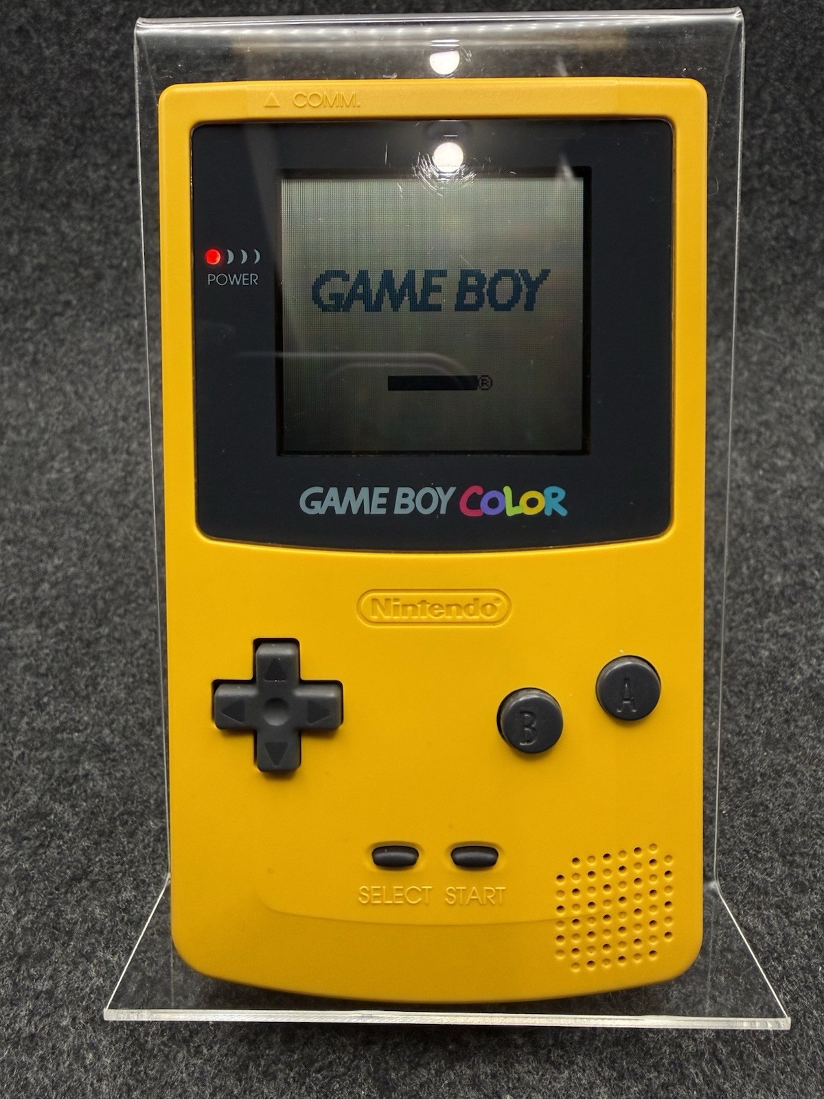 Nintendo Game Boy Color Dandelion Yellow OEM CGB-001 Cleaned & TESTED