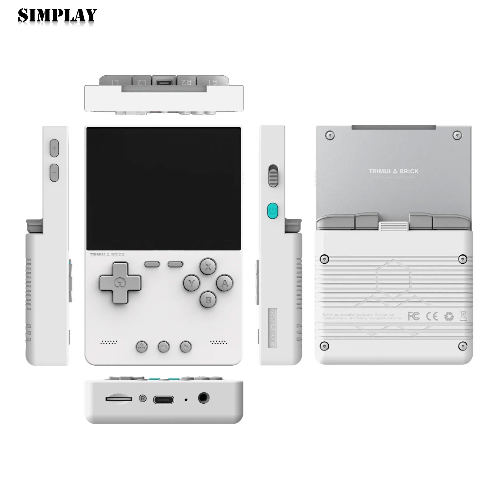 AMPOWN TRIMUI BRICK Retro Game Console with 3.2″ 1024×768 400PPI Screen