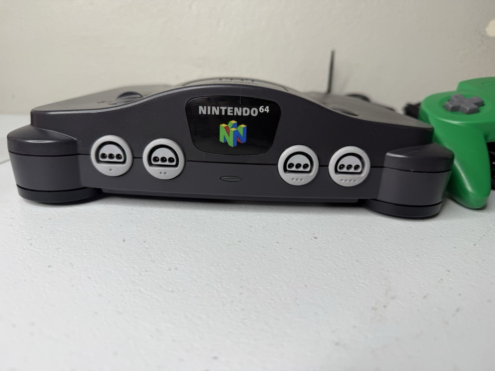 Nintendo 64 Home Console – Black With OEM Controller And Memory Card Tested
