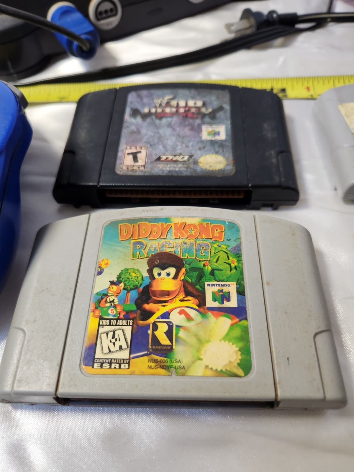 Nintendo 64 Console Bundle Three Remotes Mario Party 1,2+ Mario Kart DKR+WFNM
