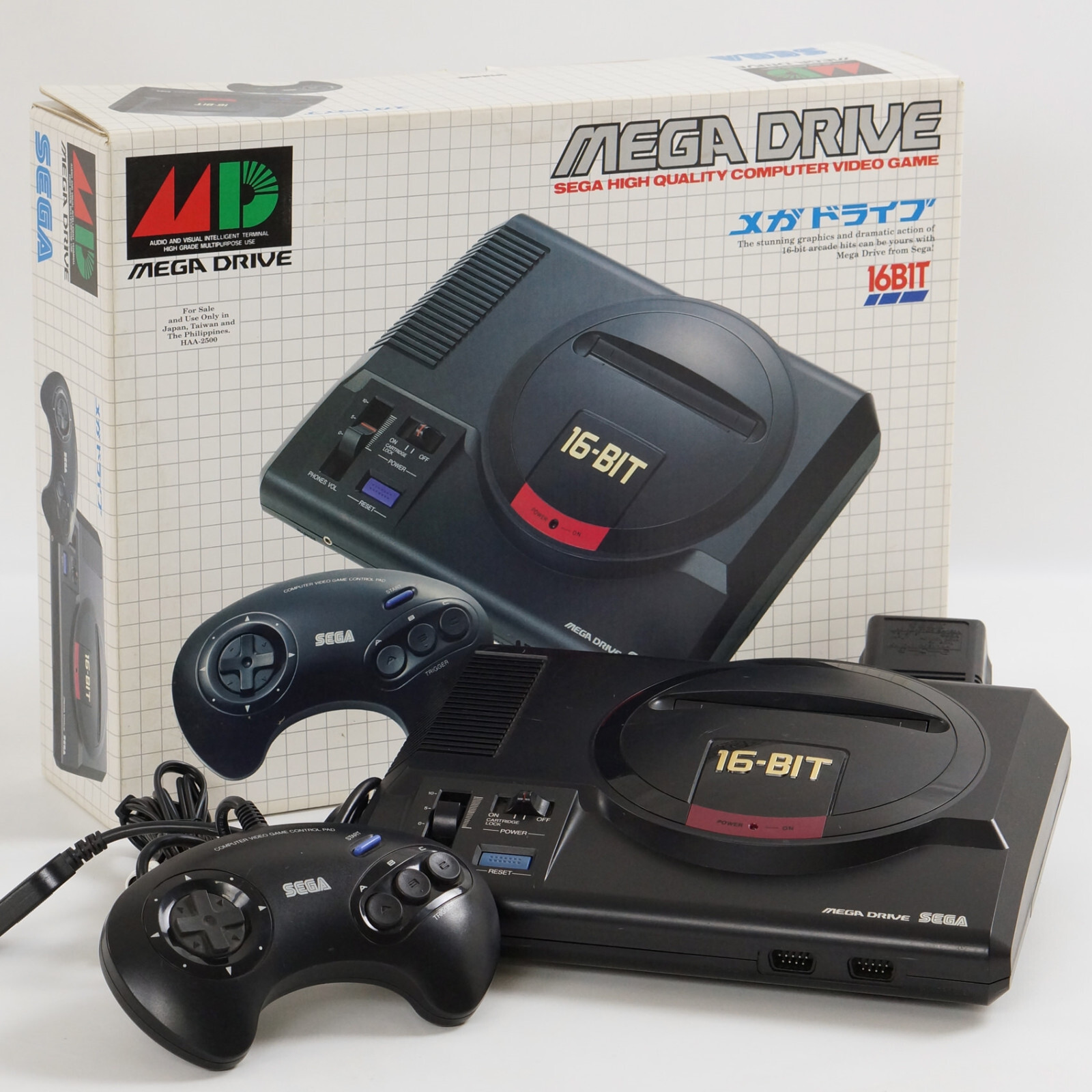 Mega Drive Console System Boxed SEGA HAA-2510 ORIGINAL Ref A20742690