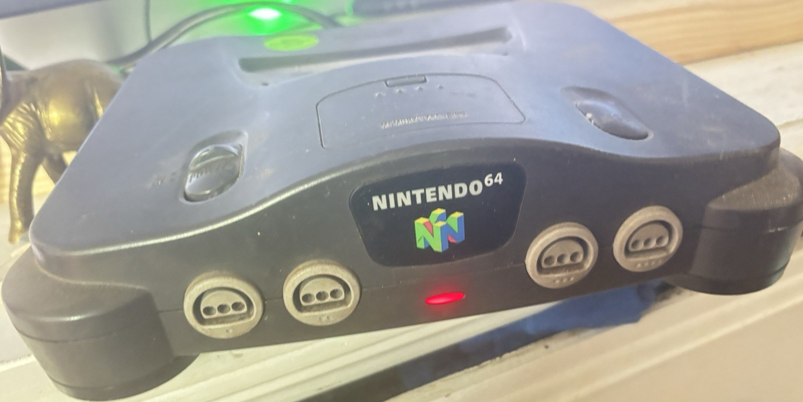 Nintendo 64 Black Home Console Component RCA Multiplayer Video Game System