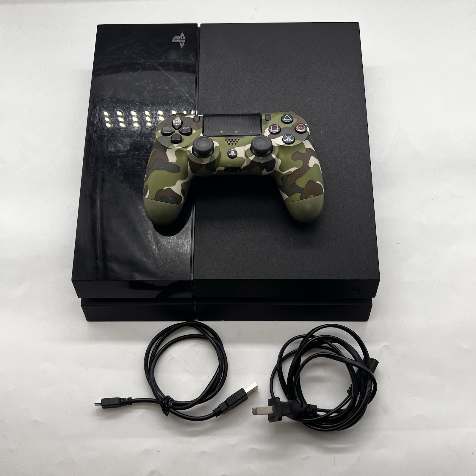 Sony Playstation 4 500GB Black Console PS4 W/ Controller & Cords Tested & Ready