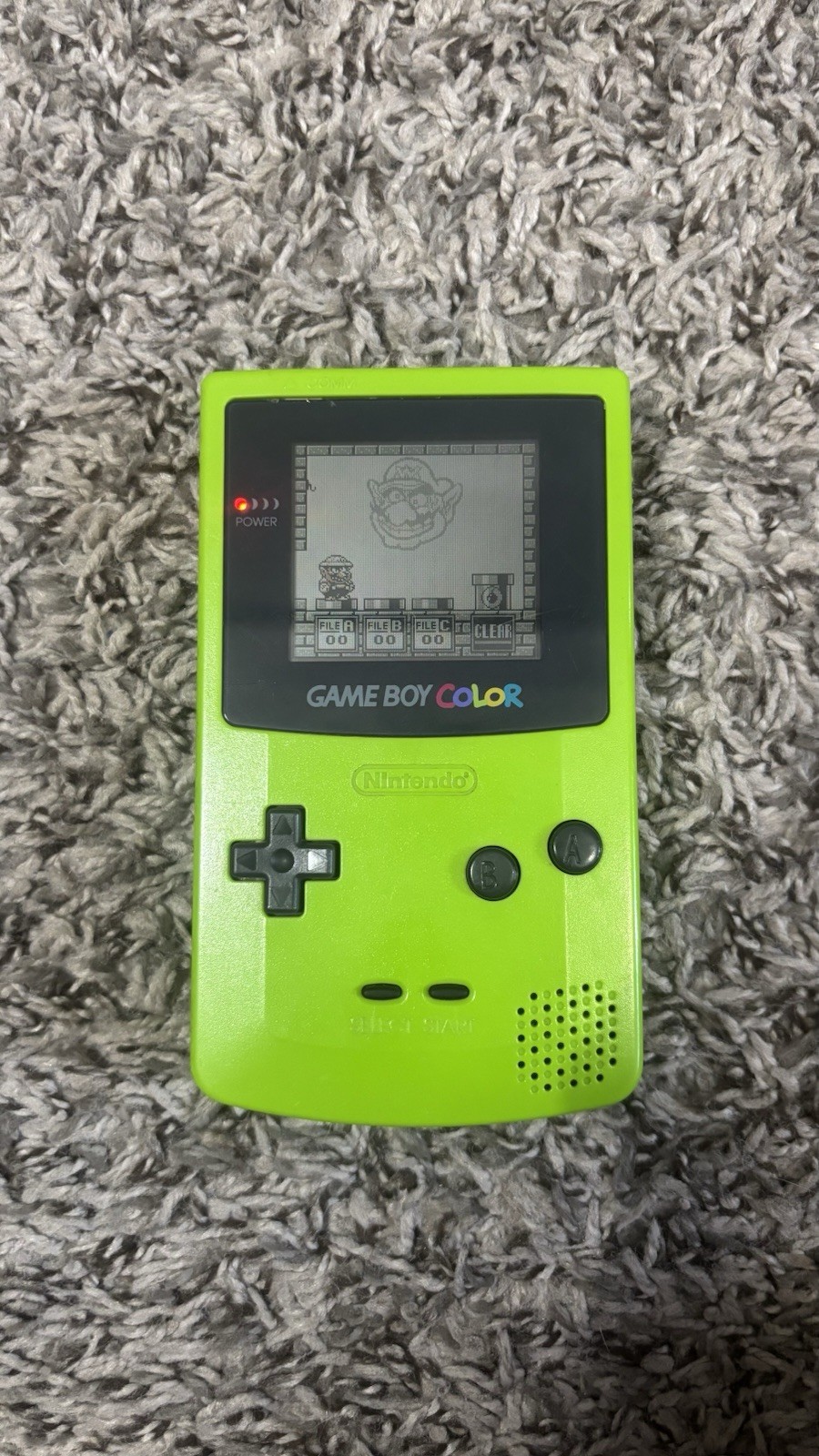 Nintendo Gameboy Color Lime Green Handheld Console Tested And Working