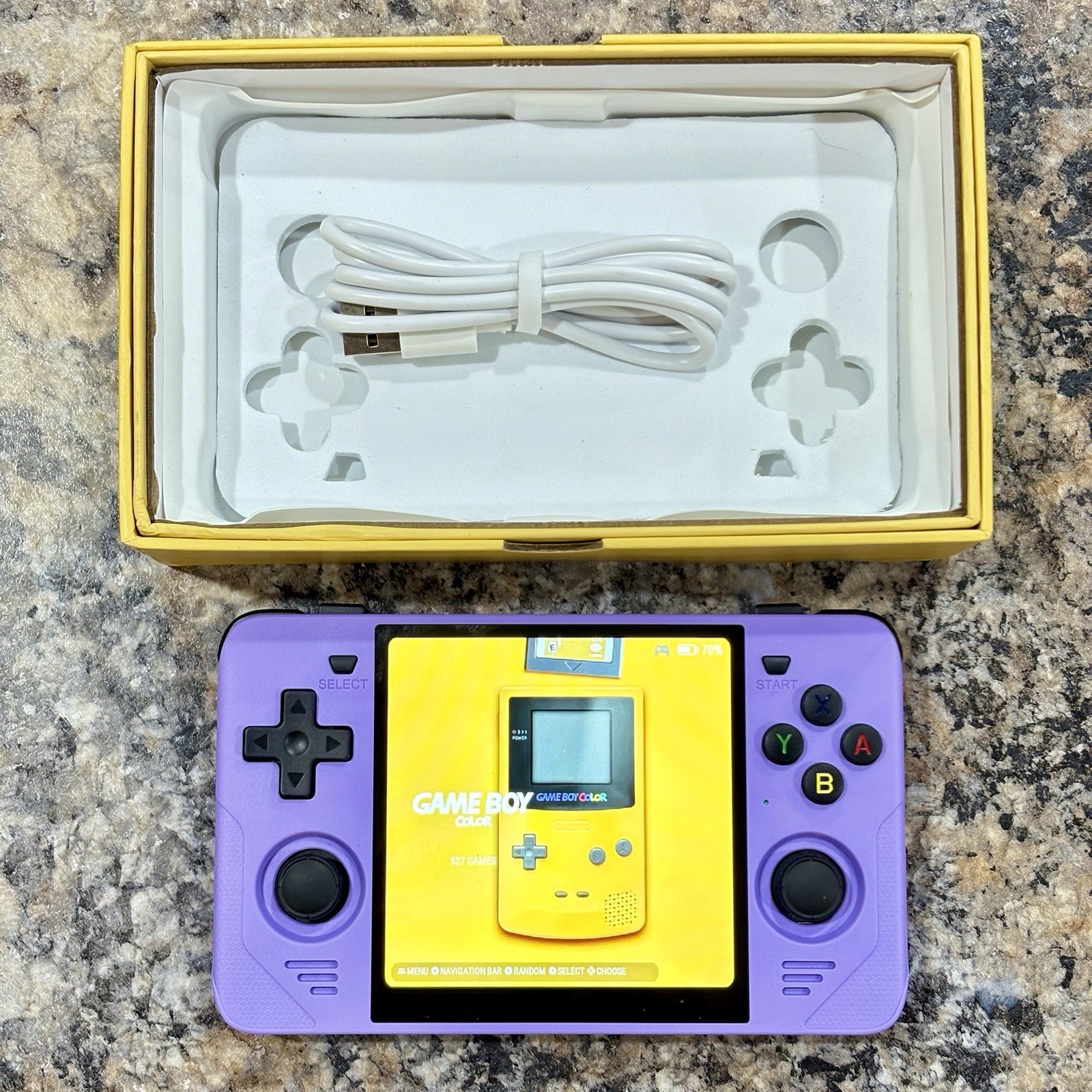 New PowKiddy RGB30 Gaming Handheld New 64GB Card Custom Loaded Ready To Play