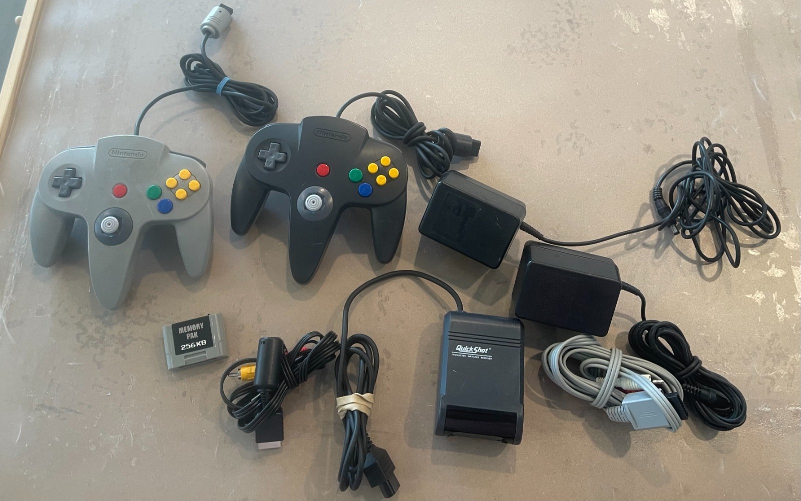 Random Video Game Accessories Nintendo PlayStation 64 GameCube NES Sony SNES