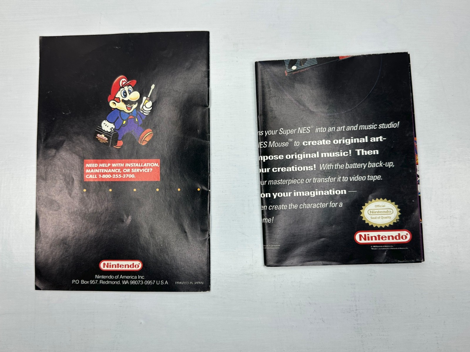 Super Nintendo Console SNES TESTED – 2 Controllers Video Manual – NO AC Adapter