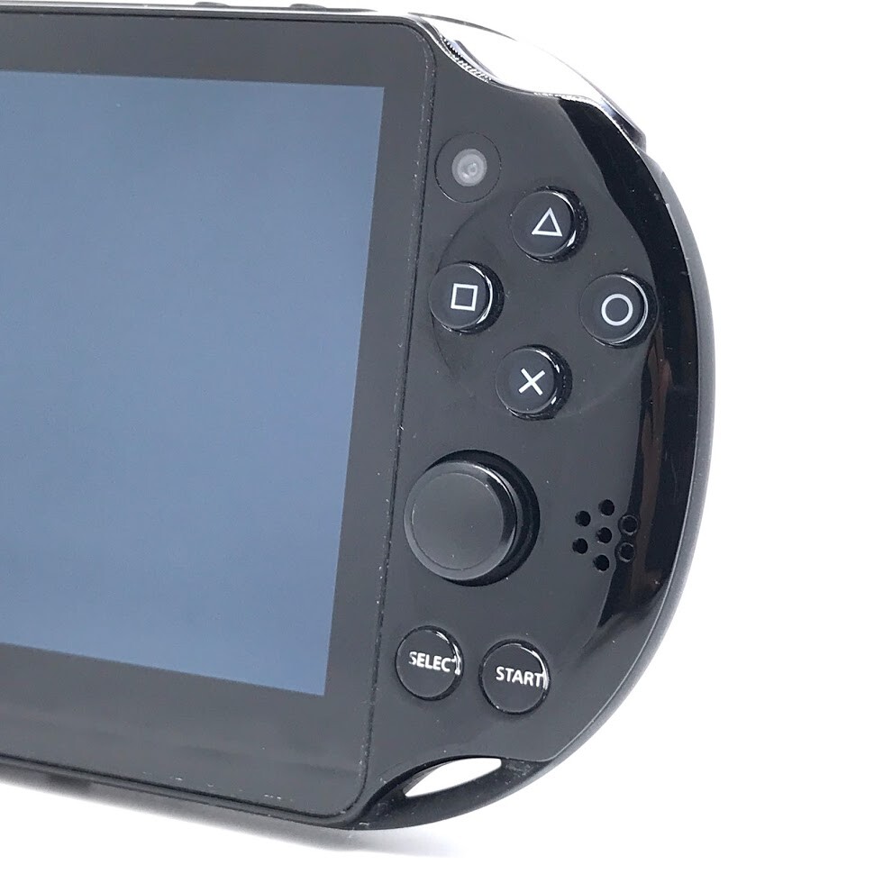 SONY PS Vita PCH-2000 Slim Black Wi-Fi LCD w/ Charger From Japan «Mint»