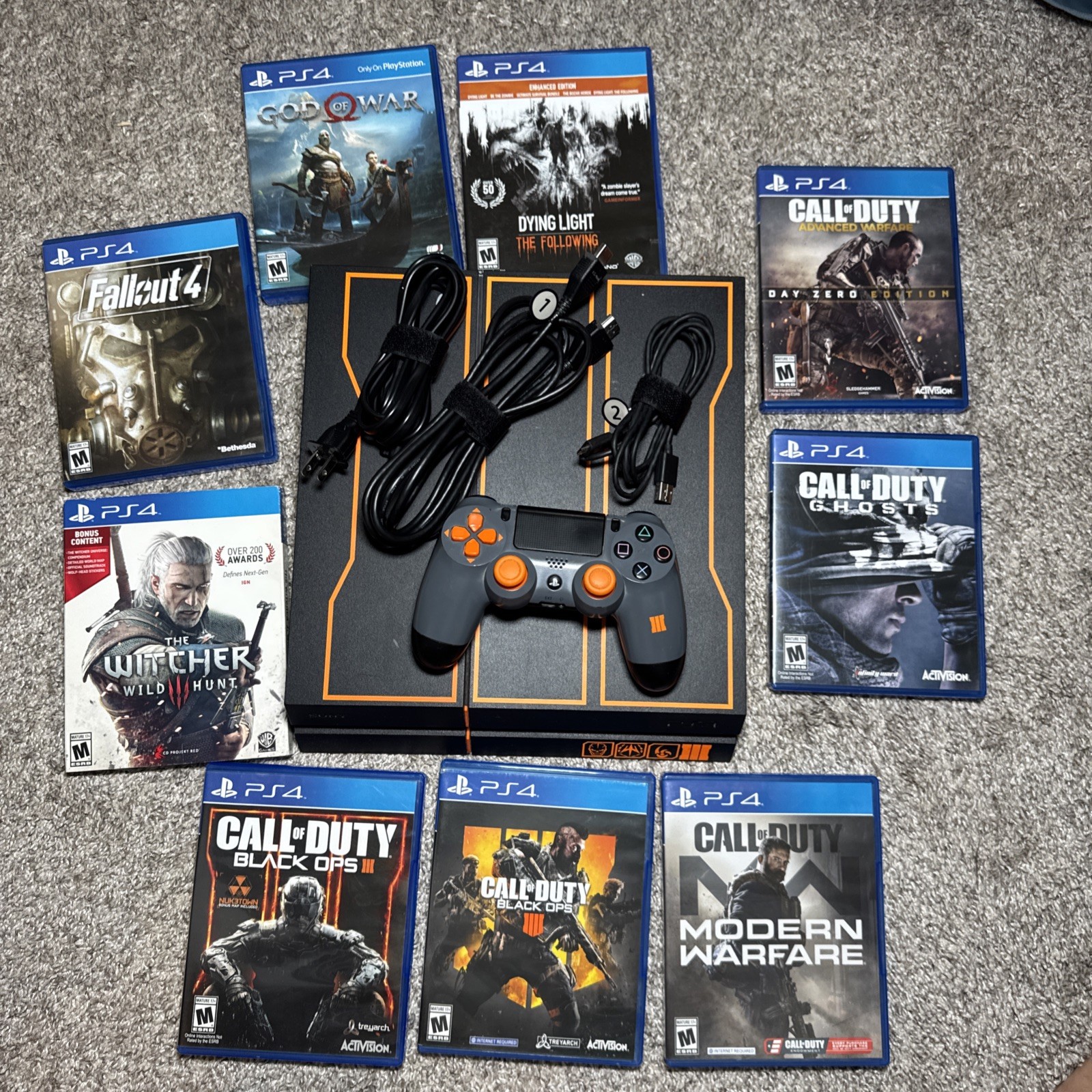 “Adult Owned/Smoke-Free Home”PS4 COD Black Ops 3 Limited Edition OEM Console 1TB