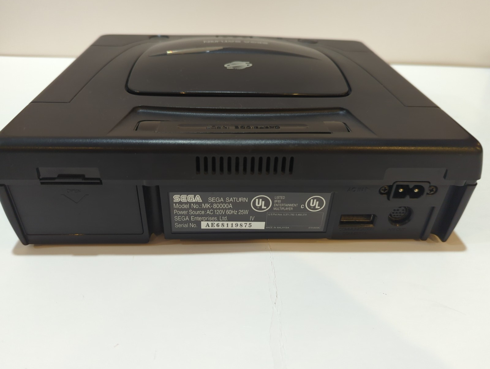 SEGA Saturn Console – Black – Tested MK-80000A With Controller, HDMI adaptor.