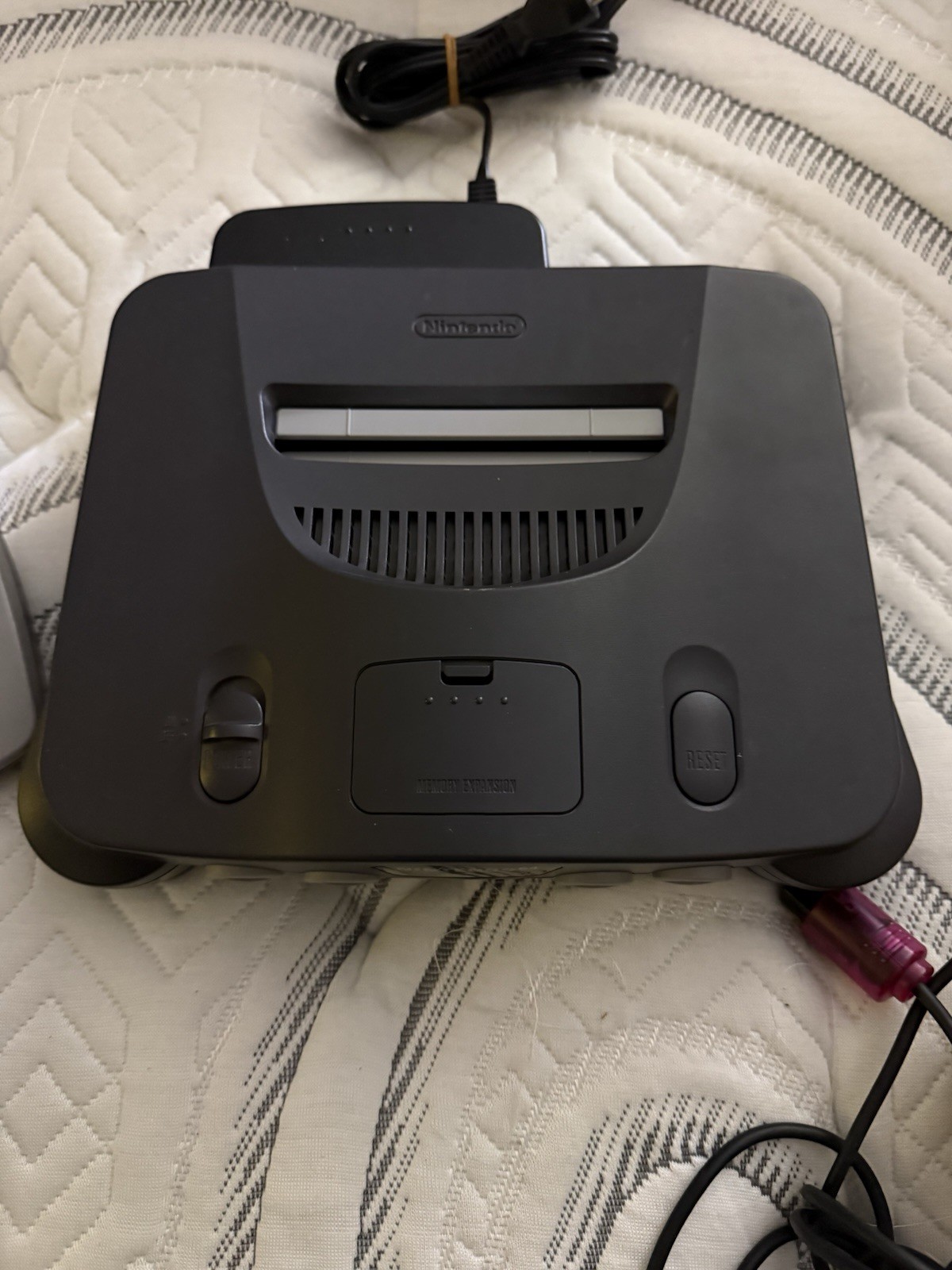 Nintendo 64 NTSC-J w/ accessories memory expansion region freed read description