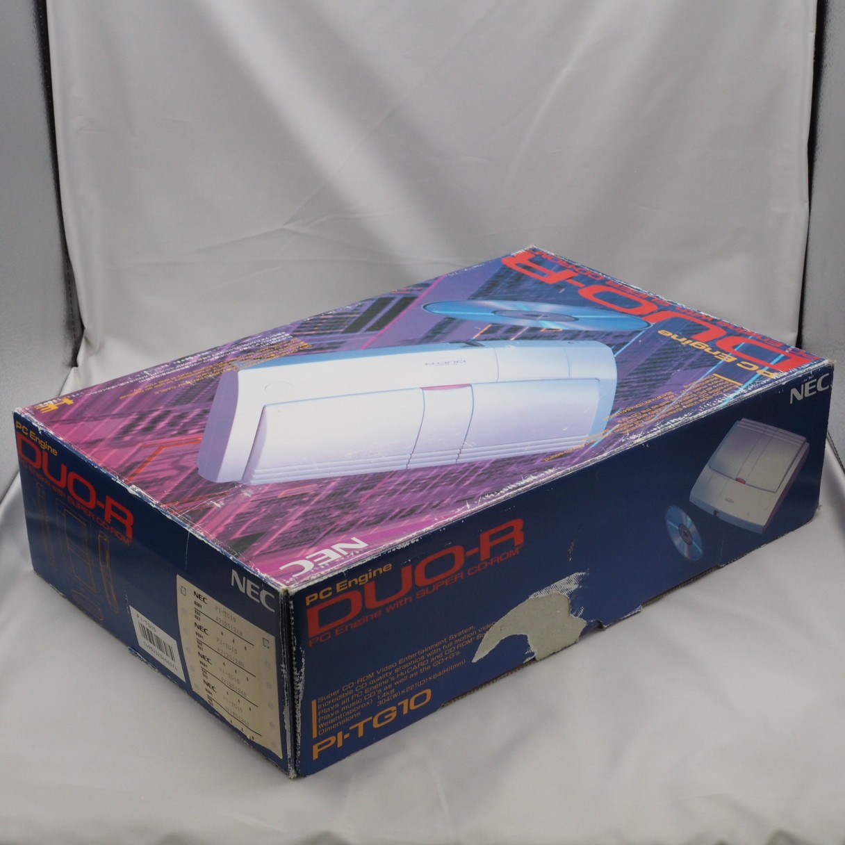 NEC PC Engine DUO-R Console system PI-TG10 Boxed Tested For HuCARD / CD-ROM²