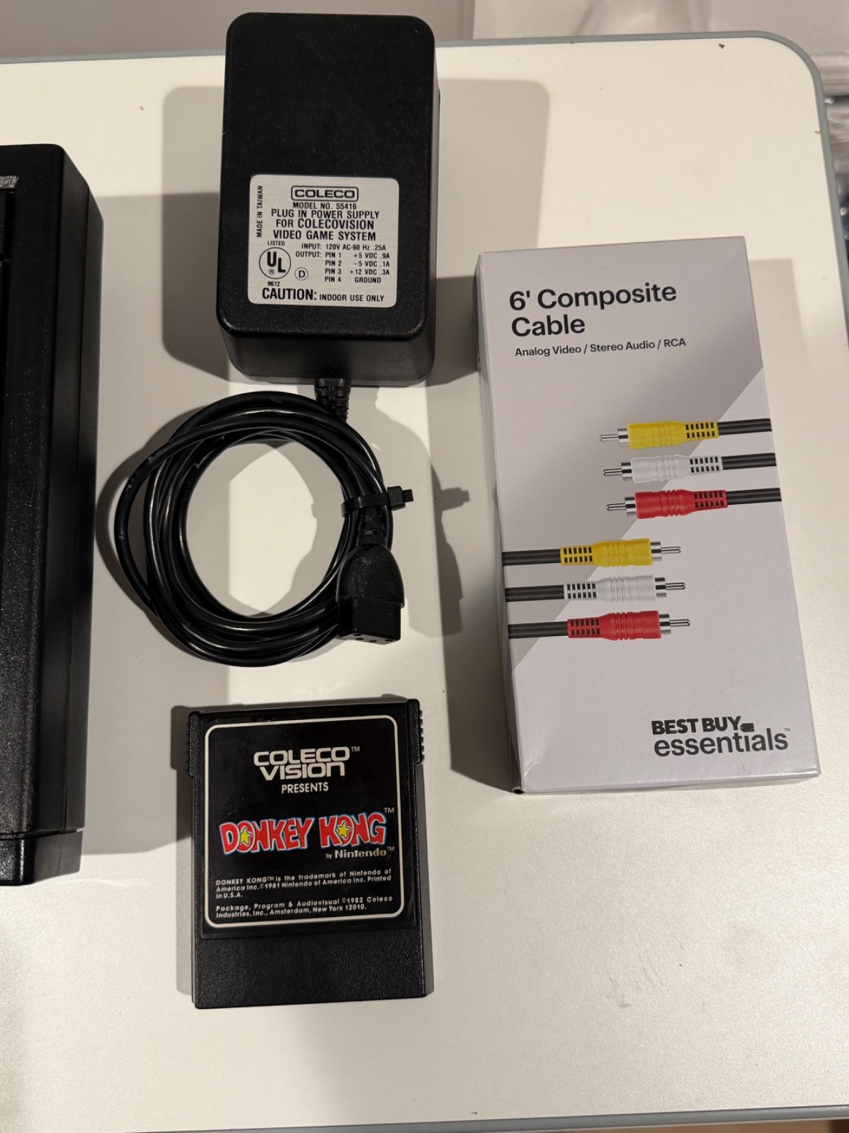 (Restored) Colecovision Coleco Console (caps, switch, RCA composite MOD, DK)#21