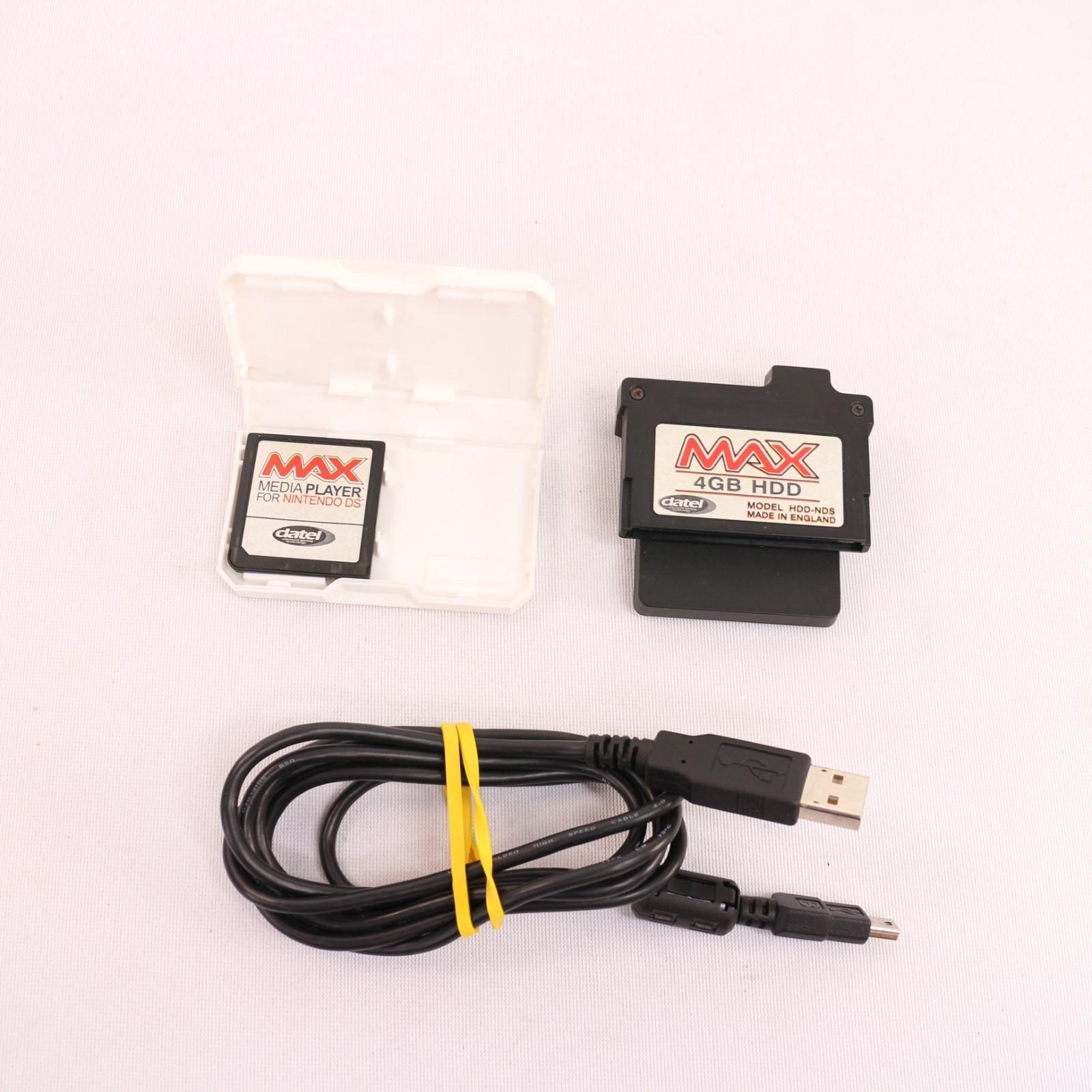 Datel Max HDD-NDS Media Player Cartridge Tested 4GB Hard Drive for Nintendo DS