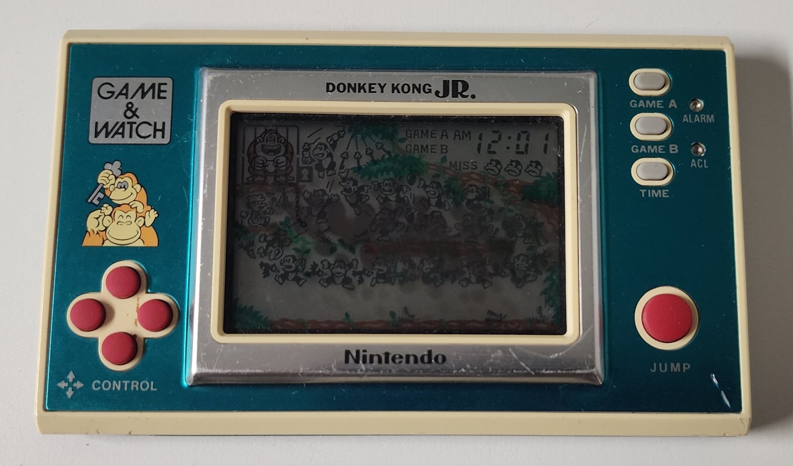 Nintendo Donkey Kong Jr. Wide Screen Pocketsize Game & Watch Read Description