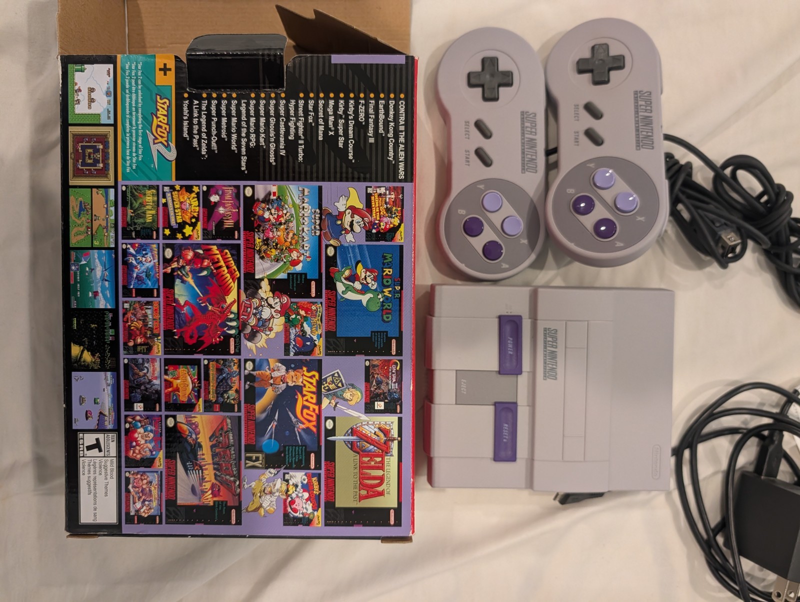 Nintendo SNES Classic Console – 20+ Classic games Pre-installed