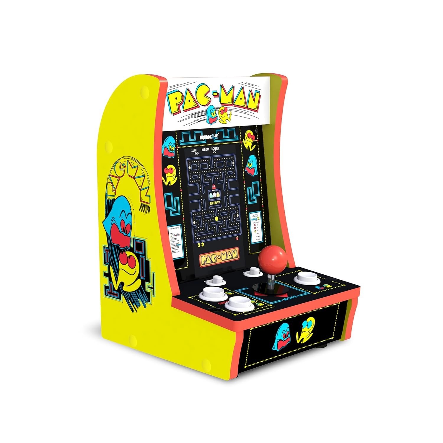 Arcade1Up Pac-Man 3-in-1 Countercade Tabletop Arcade Machine 1Y Warranty