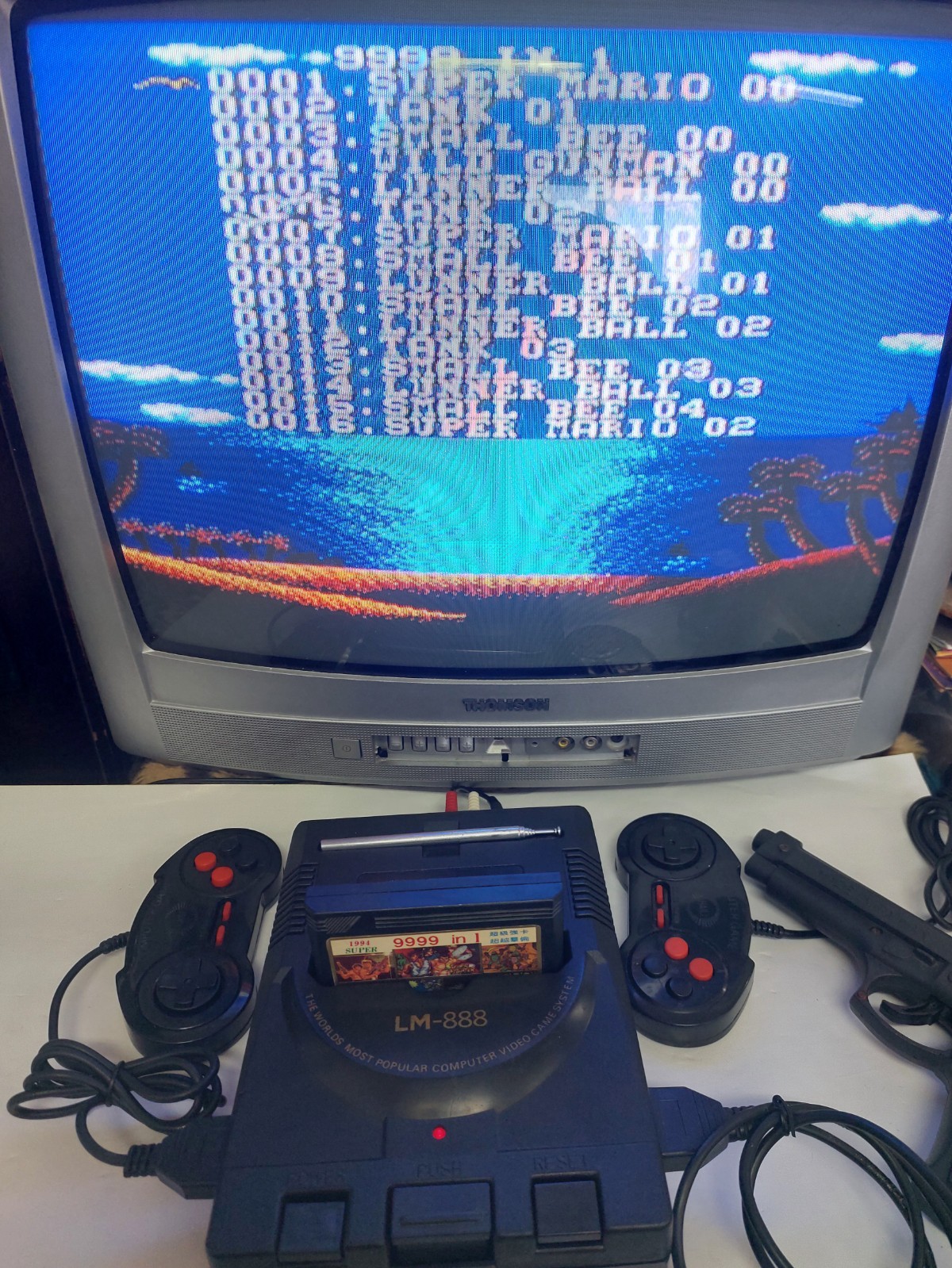 Haili LM-888 video game console from 90’s good condition full kit box games