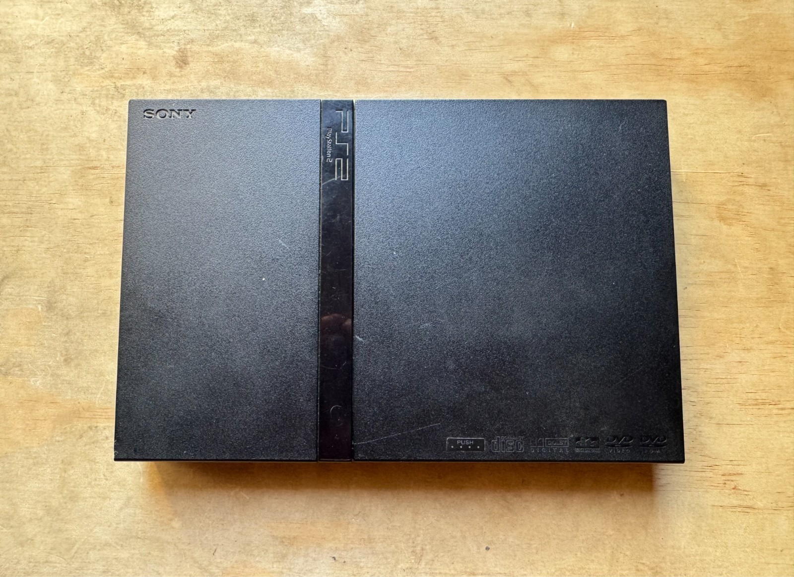 Sony PlayStation 2 Slim Line Version 1 Console Charcoal Black (READ DESCRIPTION)