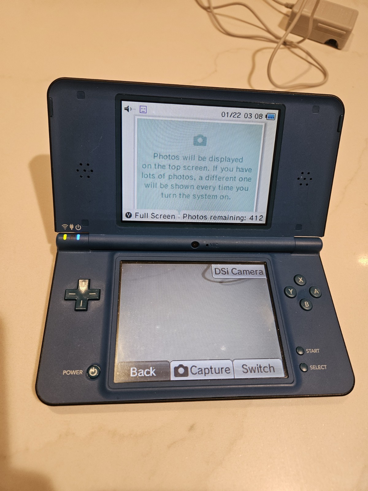 Nintendo DSi XL Midnight Blue W/ 16gb Memory Card