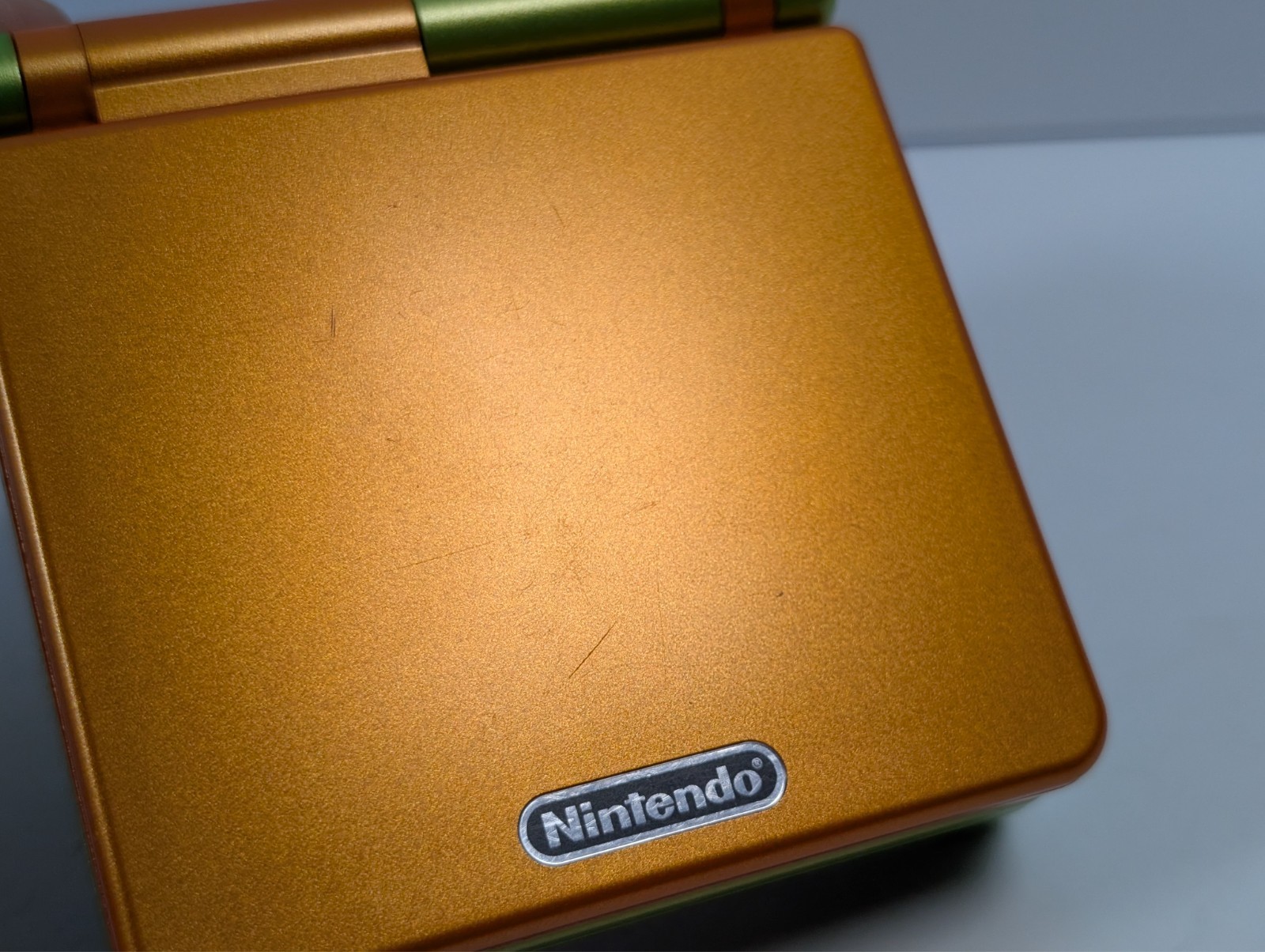 Nintendo Game Boy Advance SP GBA SP Lime Green & Orange Shrek Edition AGS-001